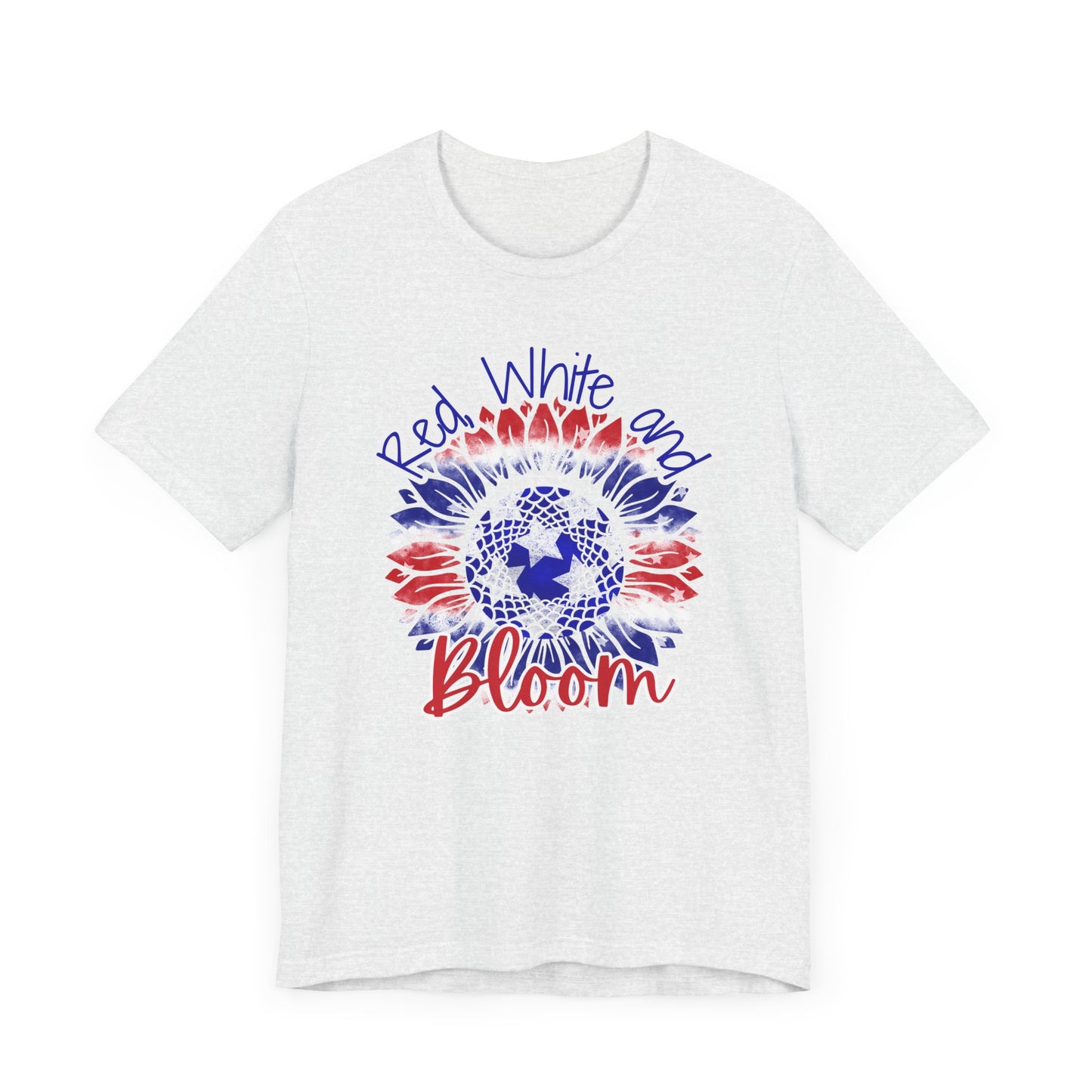 Red, White and Bloom β Patriotic Sunflower T-Shirt