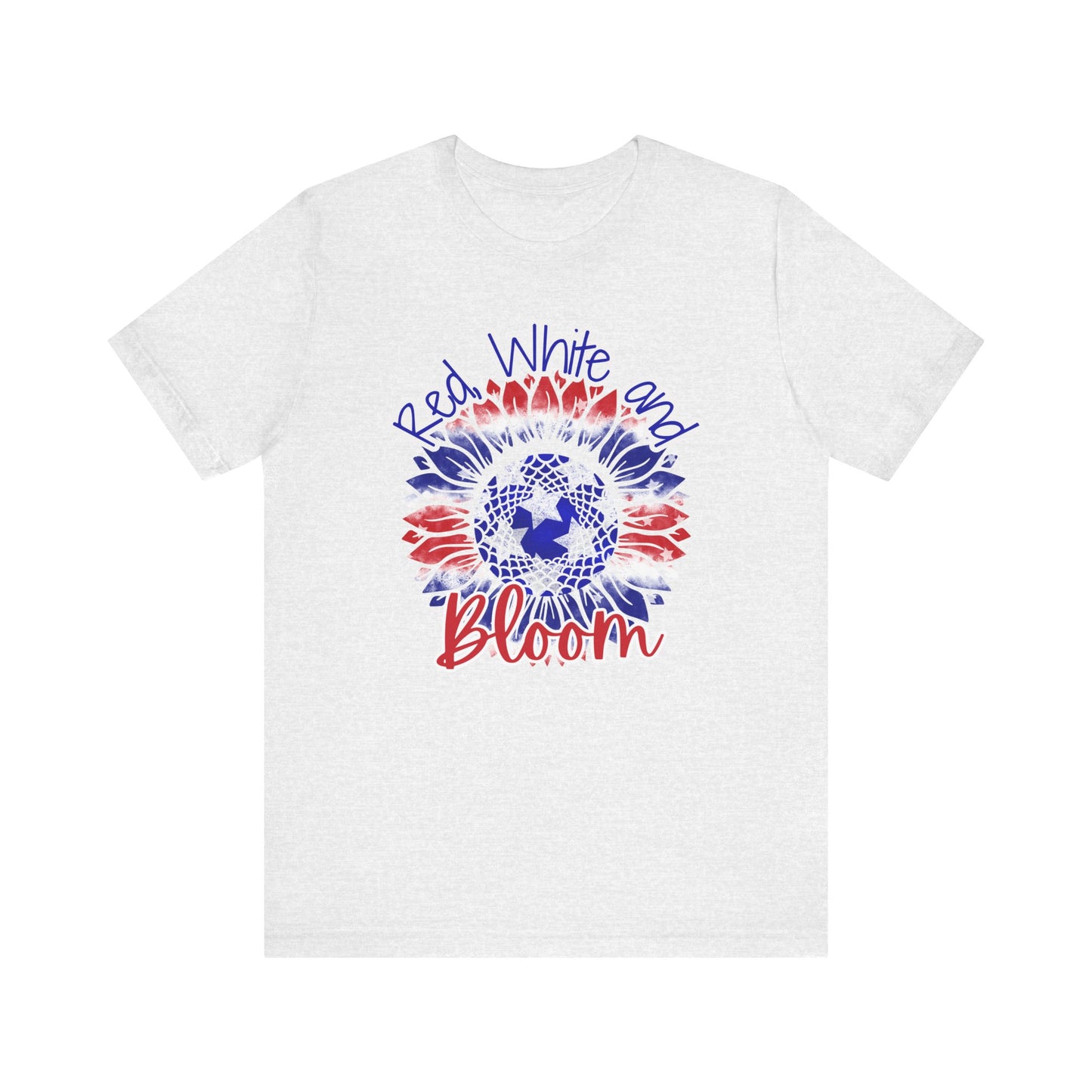 Red, White and Bloom β Patriotic Sunflower T-Shirt