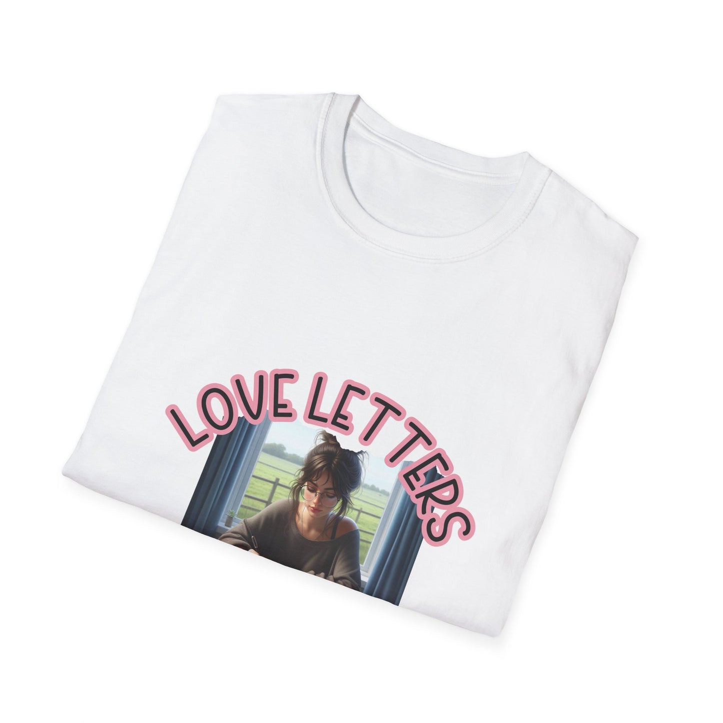 Inspirational Love Letters T-Shirt, Christian Tee, Faith-Based Clothing, Gift for Her, Religious Apparel, Church Outfit