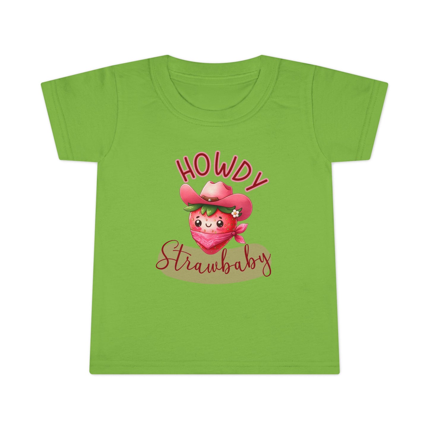Kids T-Shirt Howdy Strawbaby – Kids Cowgirl Strawberry T-Shirt