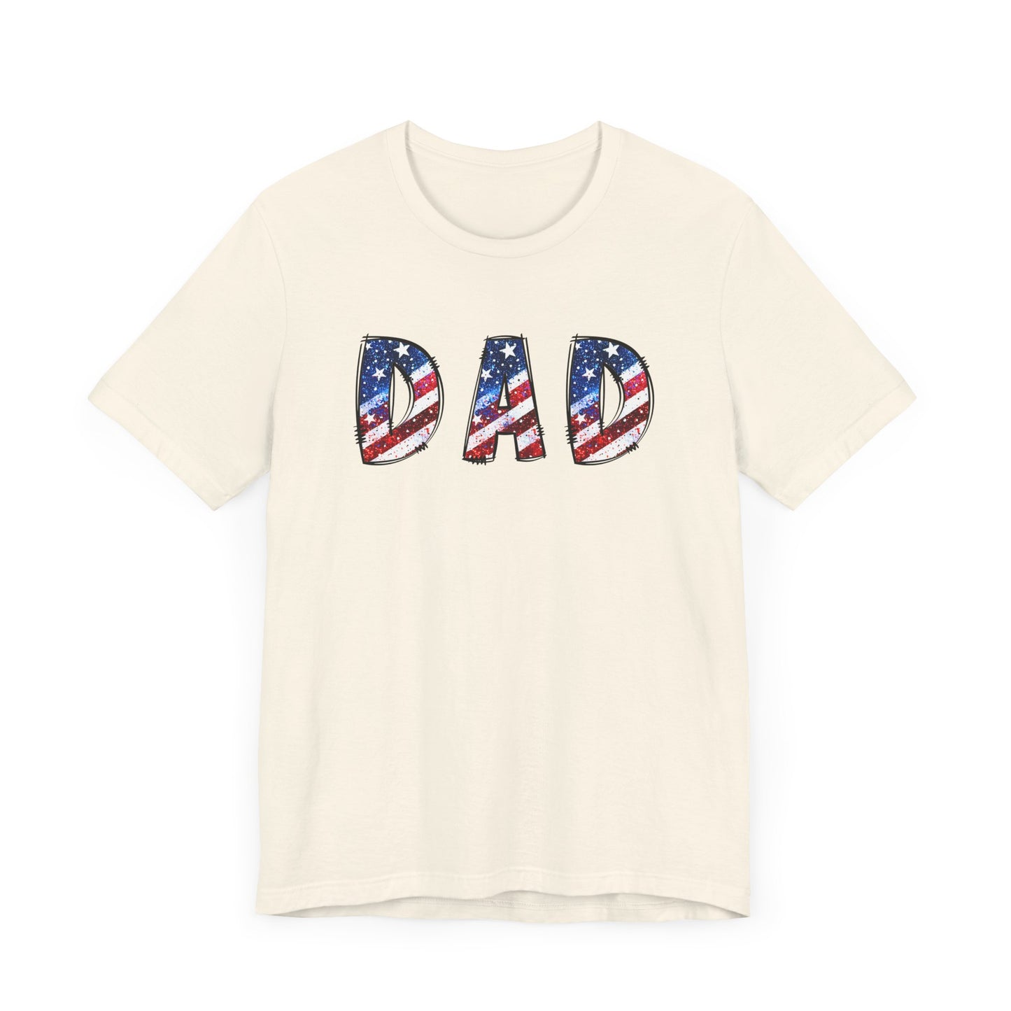Patriotic Dad Tee - Perfect for Father's Day, July 4th Celebrations, Gift for Dads, American Flag Shirt