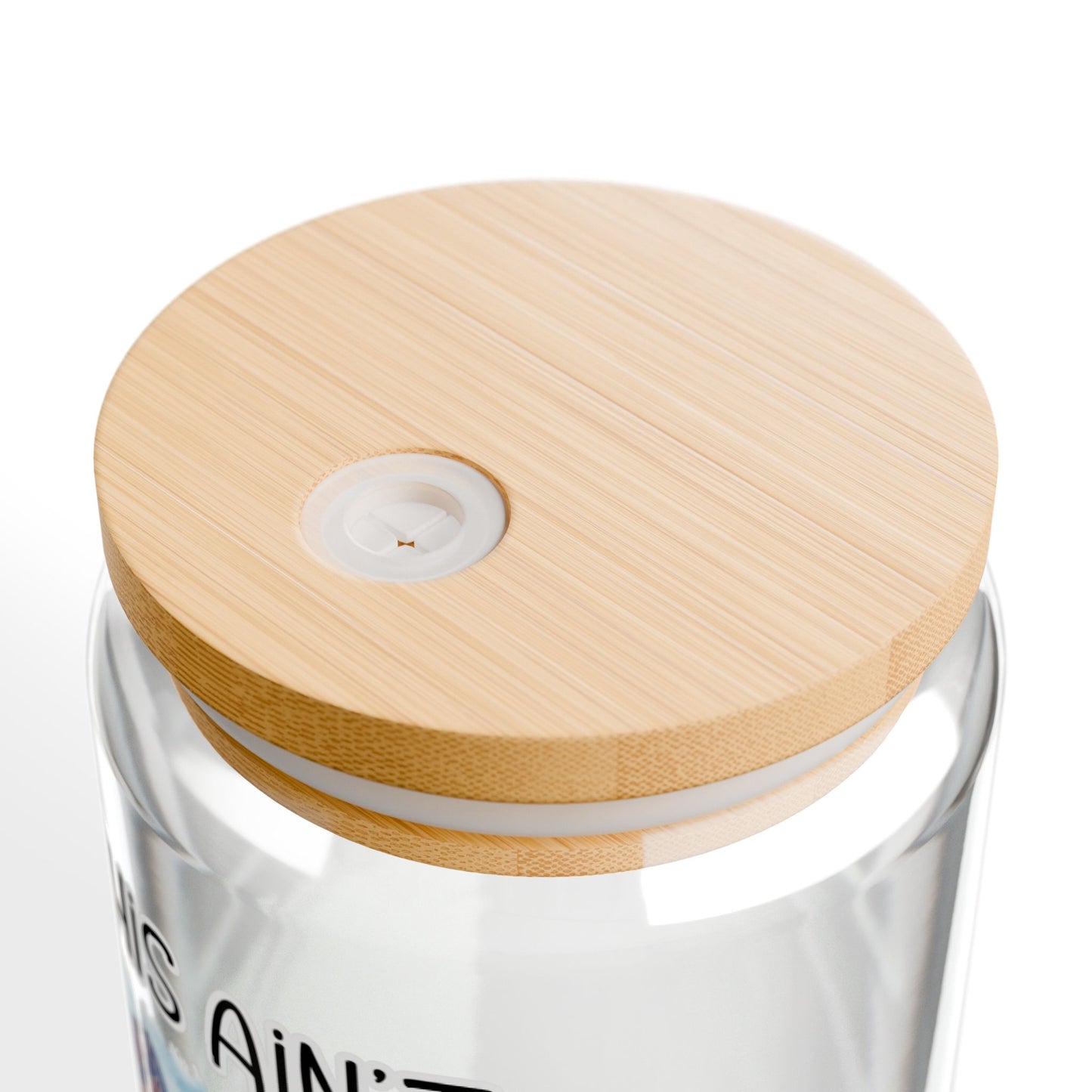 This Ain’t My First Rodeo – Western Cowgirl Glass Tumbler with Bamboo Lid & Straw