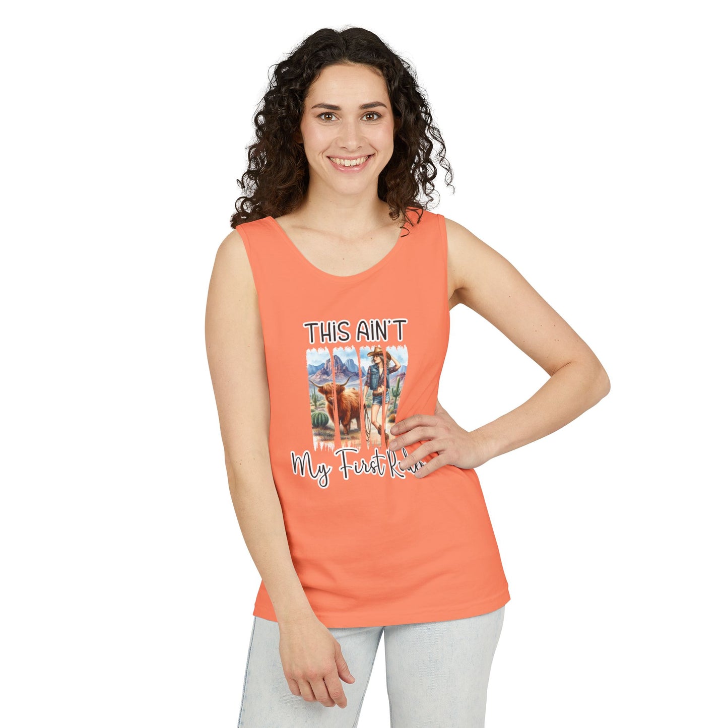 This Ain’t My First Rodeo – Cowgirl Summer Tank Top