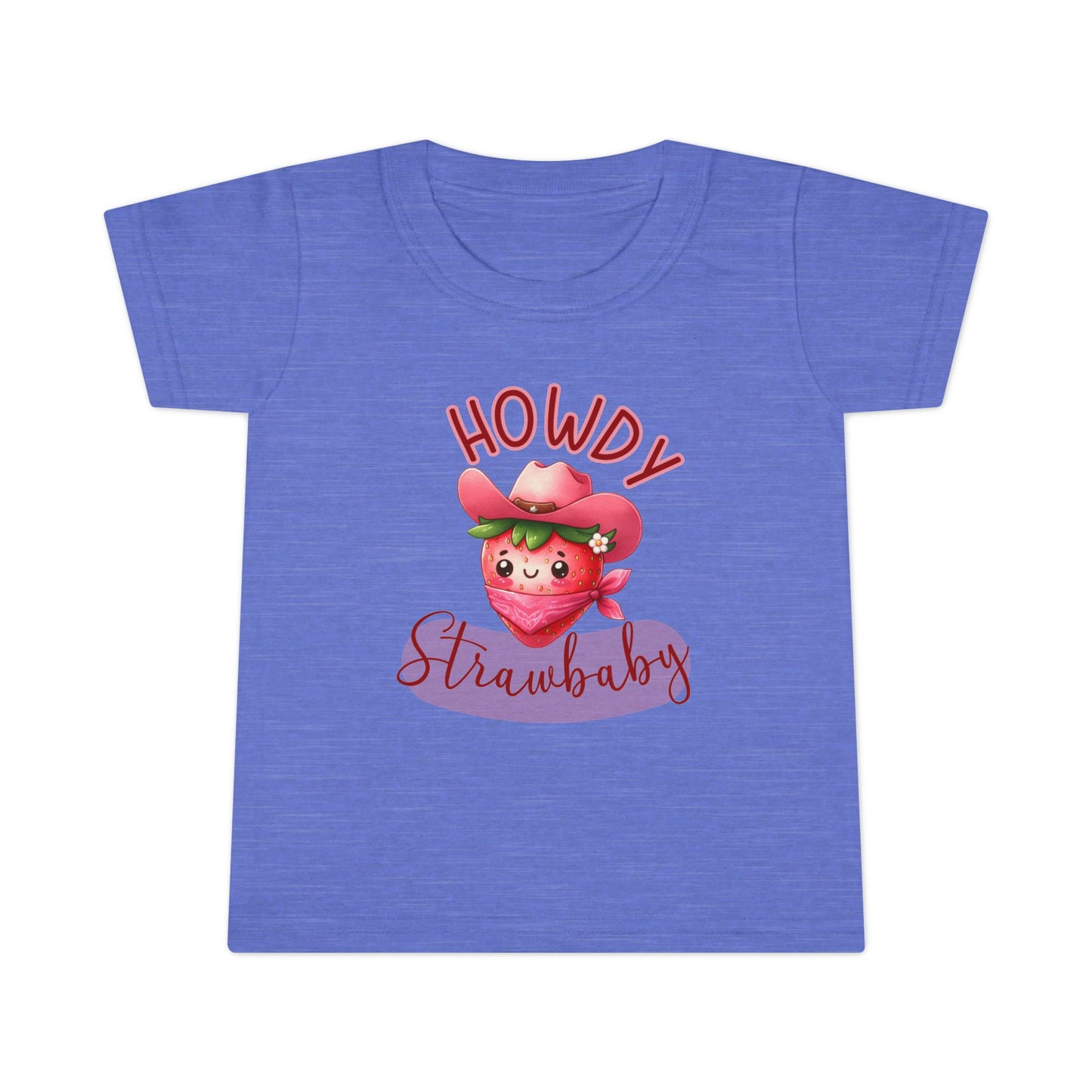 Kids T-Shirt Howdy Strawbaby – Kids Cowgirl Strawberry T-Shirt