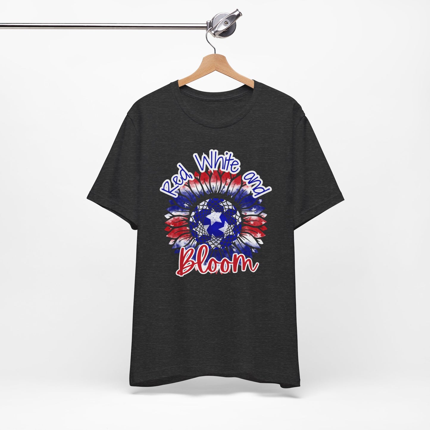 Red, White and Bloom β Patriotic Sunflower T-Shirt