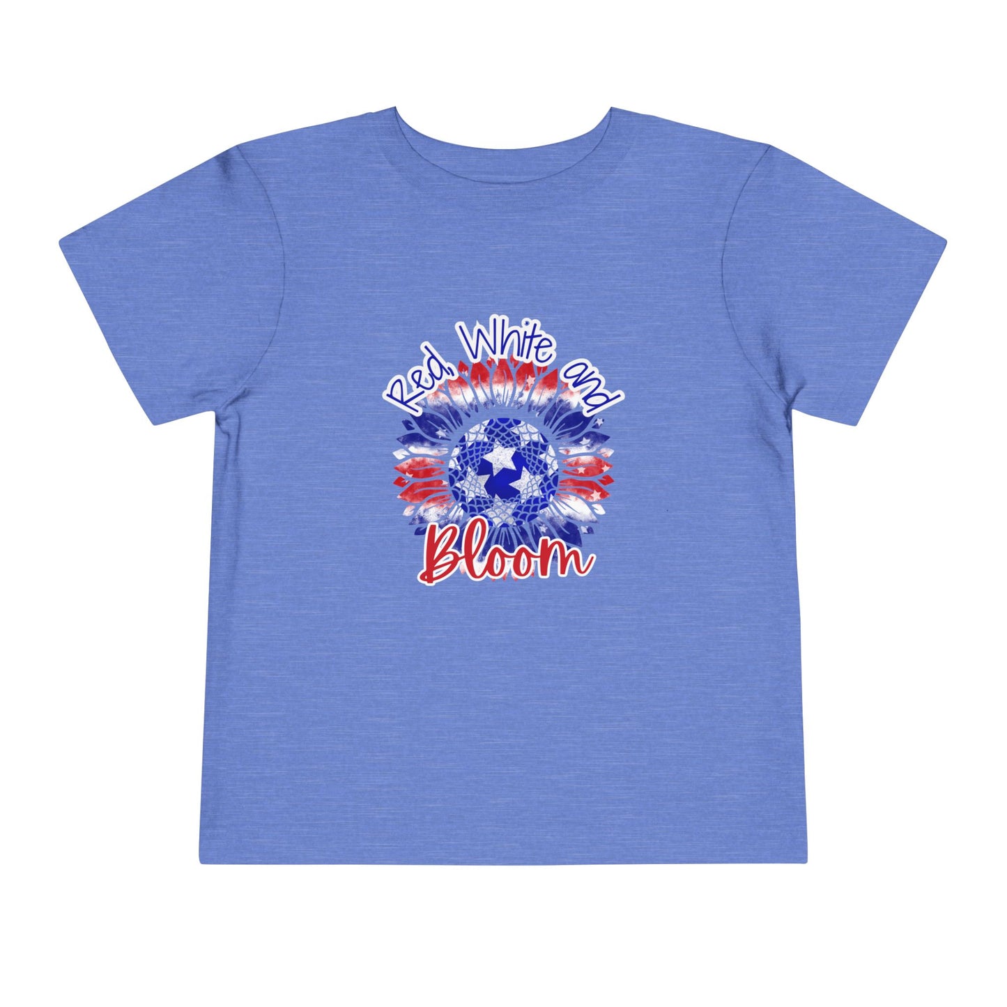 Red, White and Bloom β Patriotic Sunflower Kids T-Shirt
