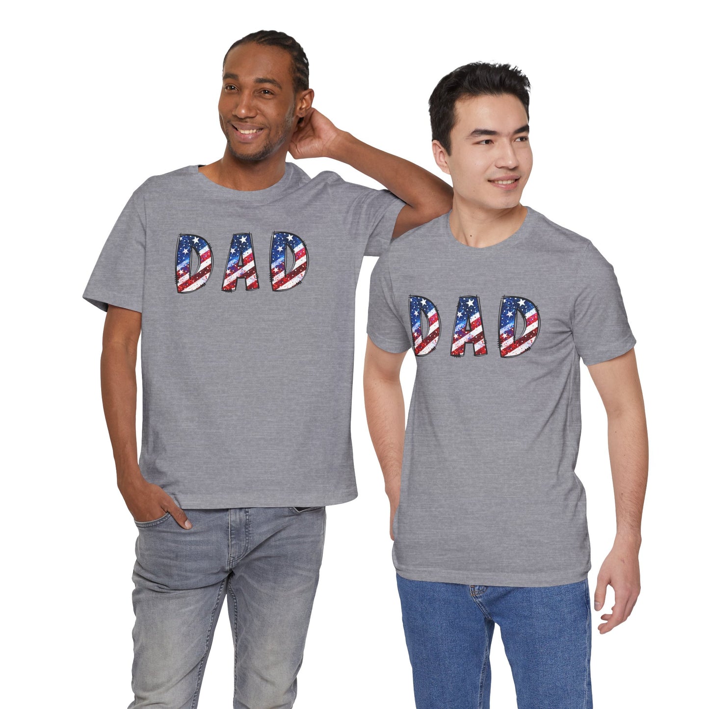 Patriotic Dad Tee - Perfect for Father's Day, July 4th Celebrations, Gift for Dads, American Flag Shirt
