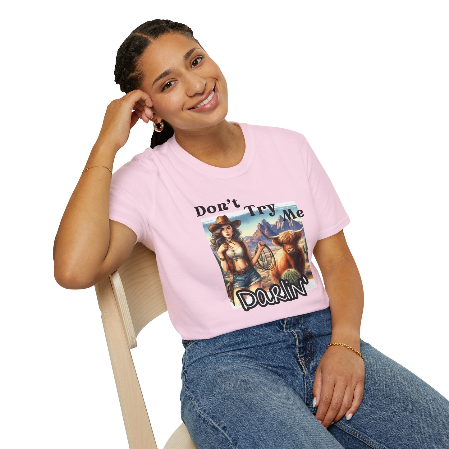 Graphic Tee - Don't Try Me Darlin'