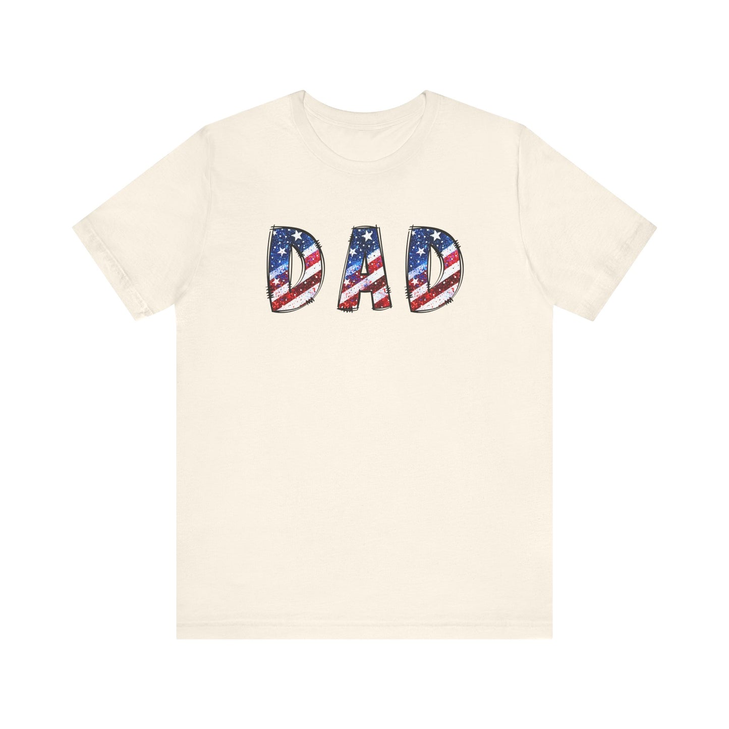 Patriotic Dad Tee - Perfect for Father's Day, July 4th Celebrations, Gift for Dads, American Flag Shirt