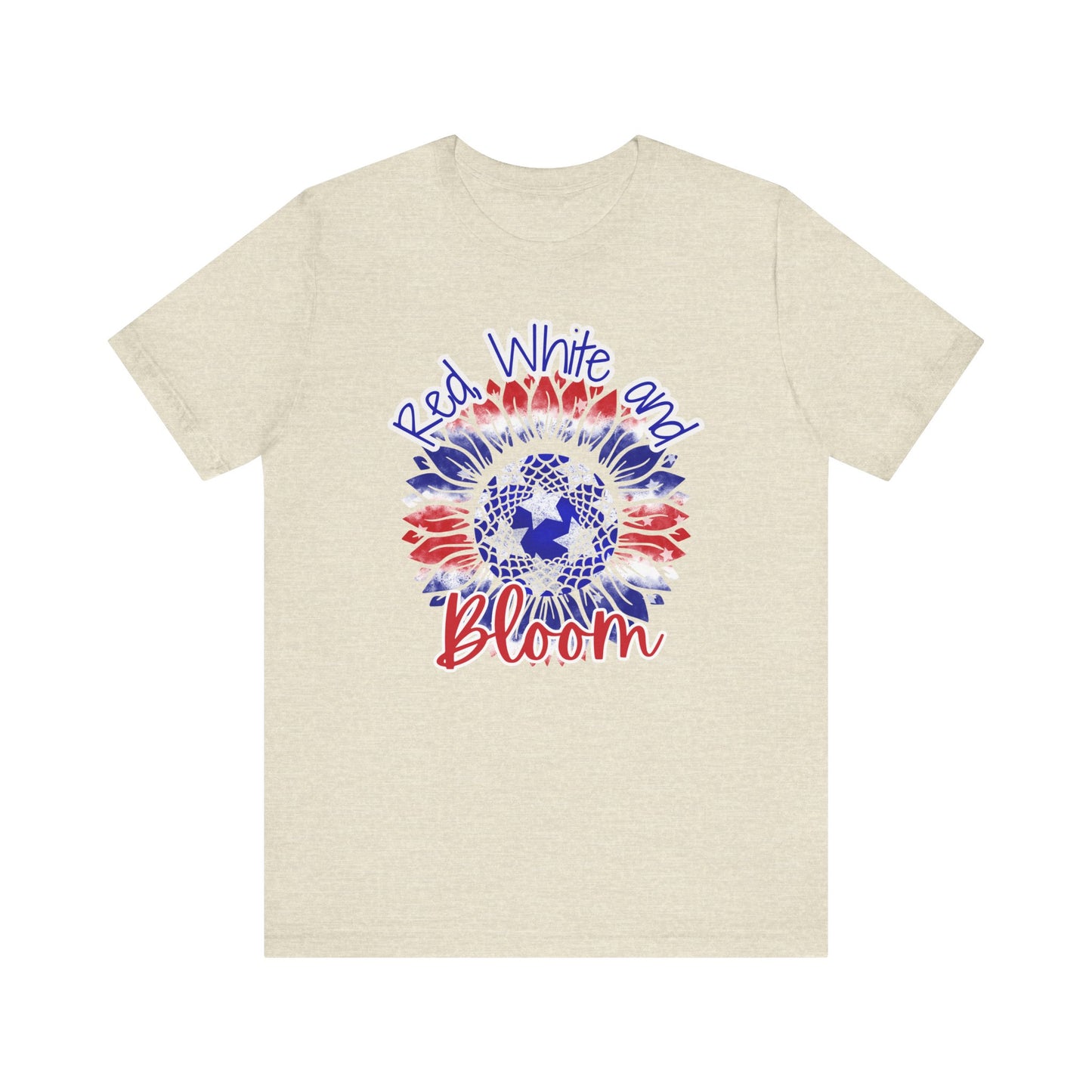 Red, White and Bloom β Patriotic Sunflower T-Shirt
