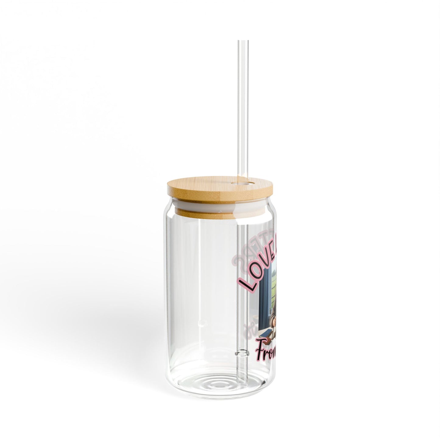 Love Letters from Jesus Sipper Glass | Inspirational Drinkware, Unique Gift, Christian Decor, Faith-Based Kitchenware