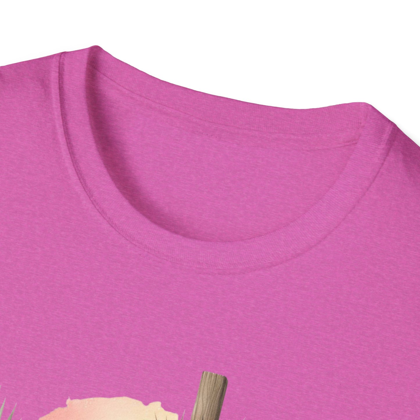 Unisex Softstyle T-Shirt - 'He Is Risen' Easter Tee with Floral Elements