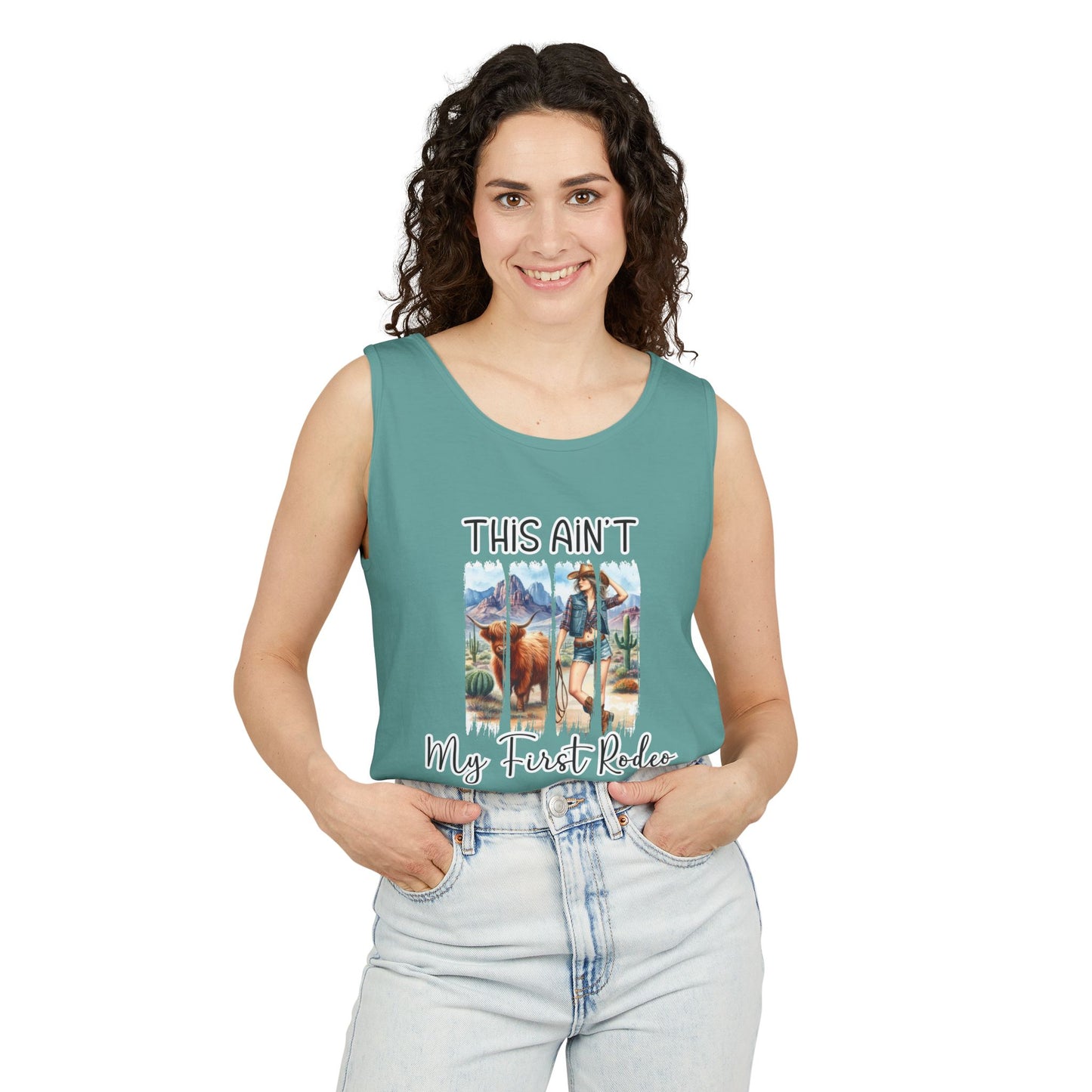 This Ain’t My First Rodeo – Cowgirl Summer Tank Top