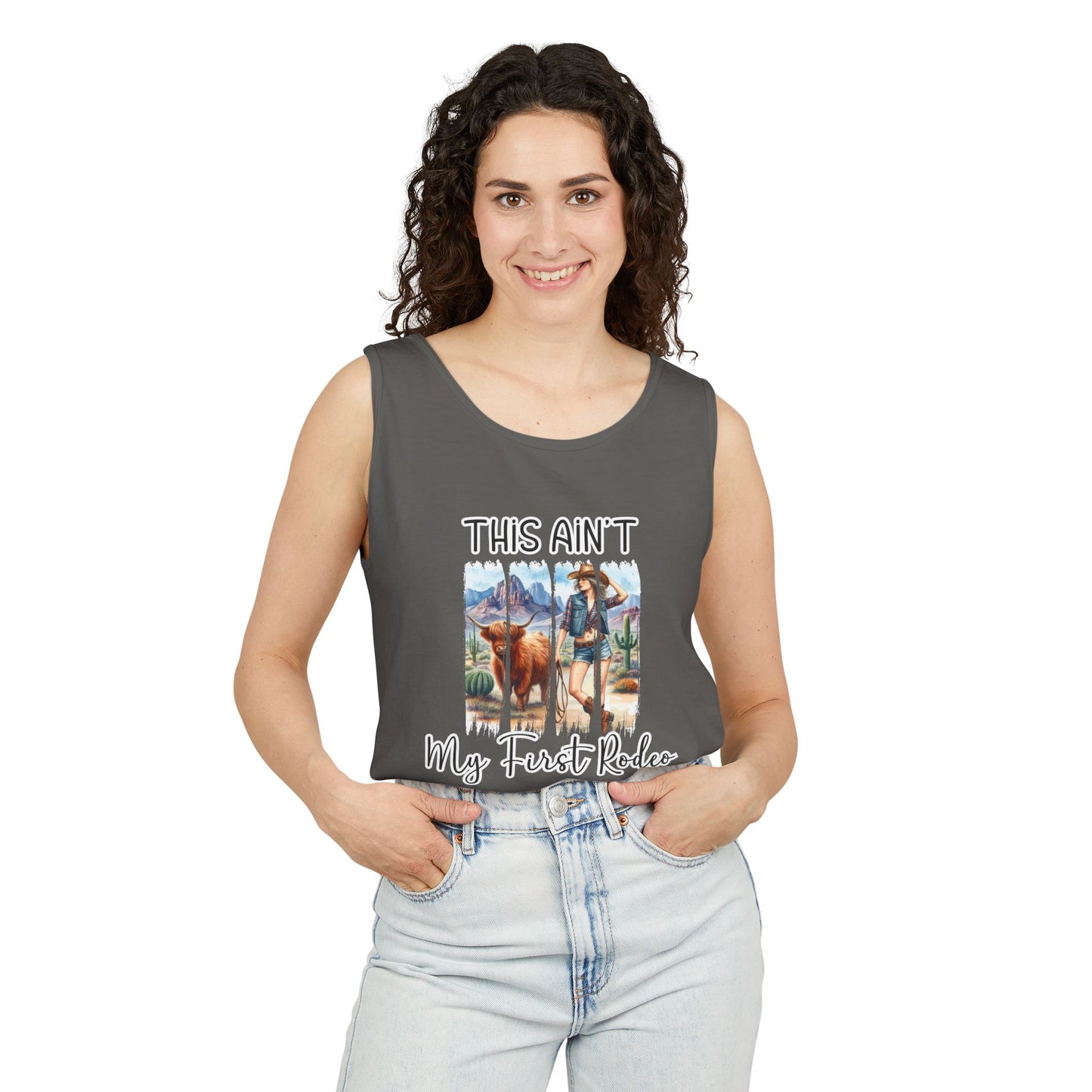 This Ain’t My First Rodeo – Cowgirl Summer Tank Top
