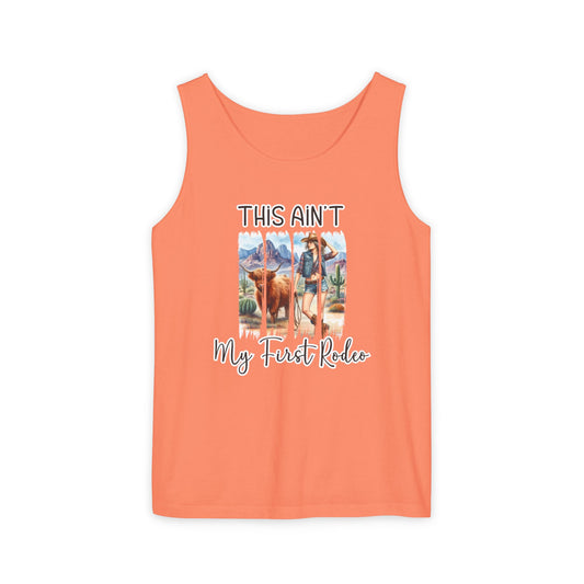 This Ain’t My First Rodeo – Cowgirl Summer Tank Top