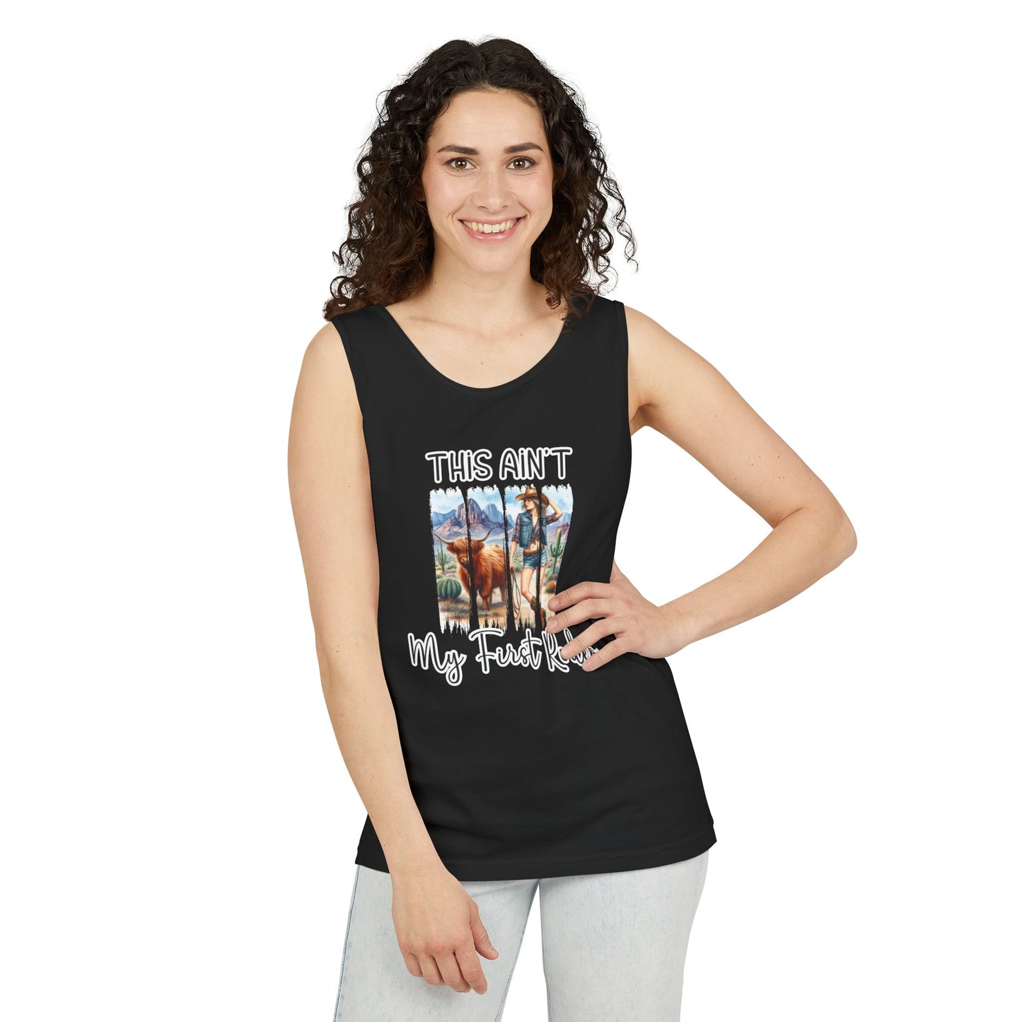 This Ain’t My First Rodeo – Cowgirl Summer Tank Top