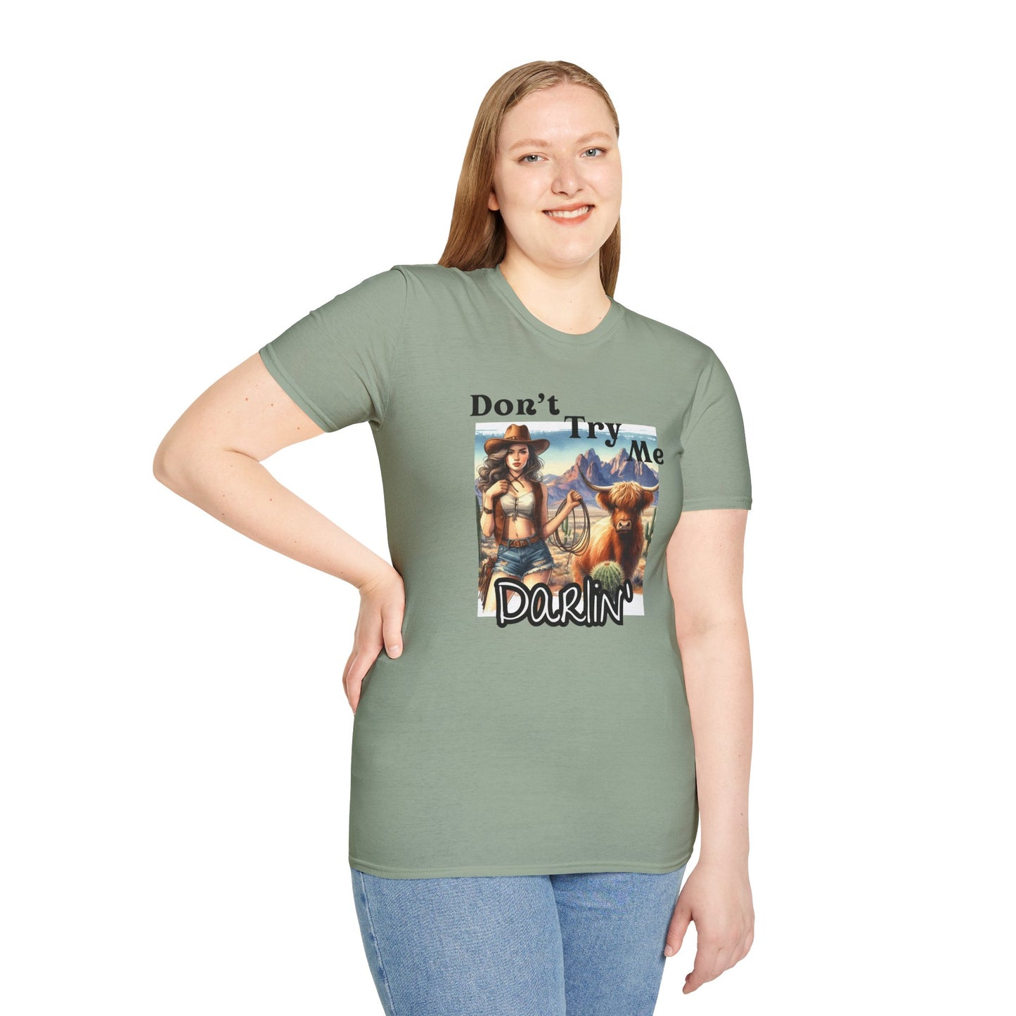 Graphic Tee - Don't Try Me Darlin'