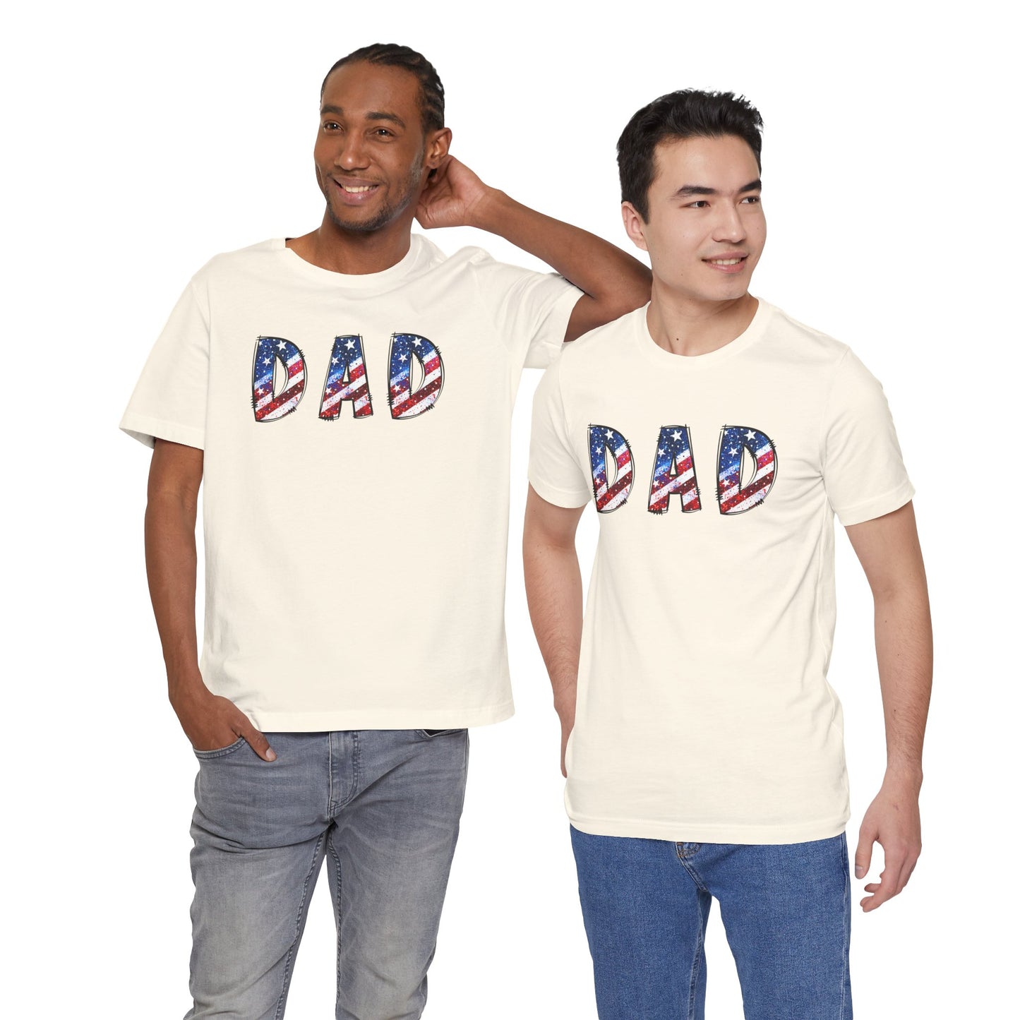 Patriotic Dad Tee - Perfect for Father's Day, July 4th Celebrations, Gift for Dads, American Flag Shirt