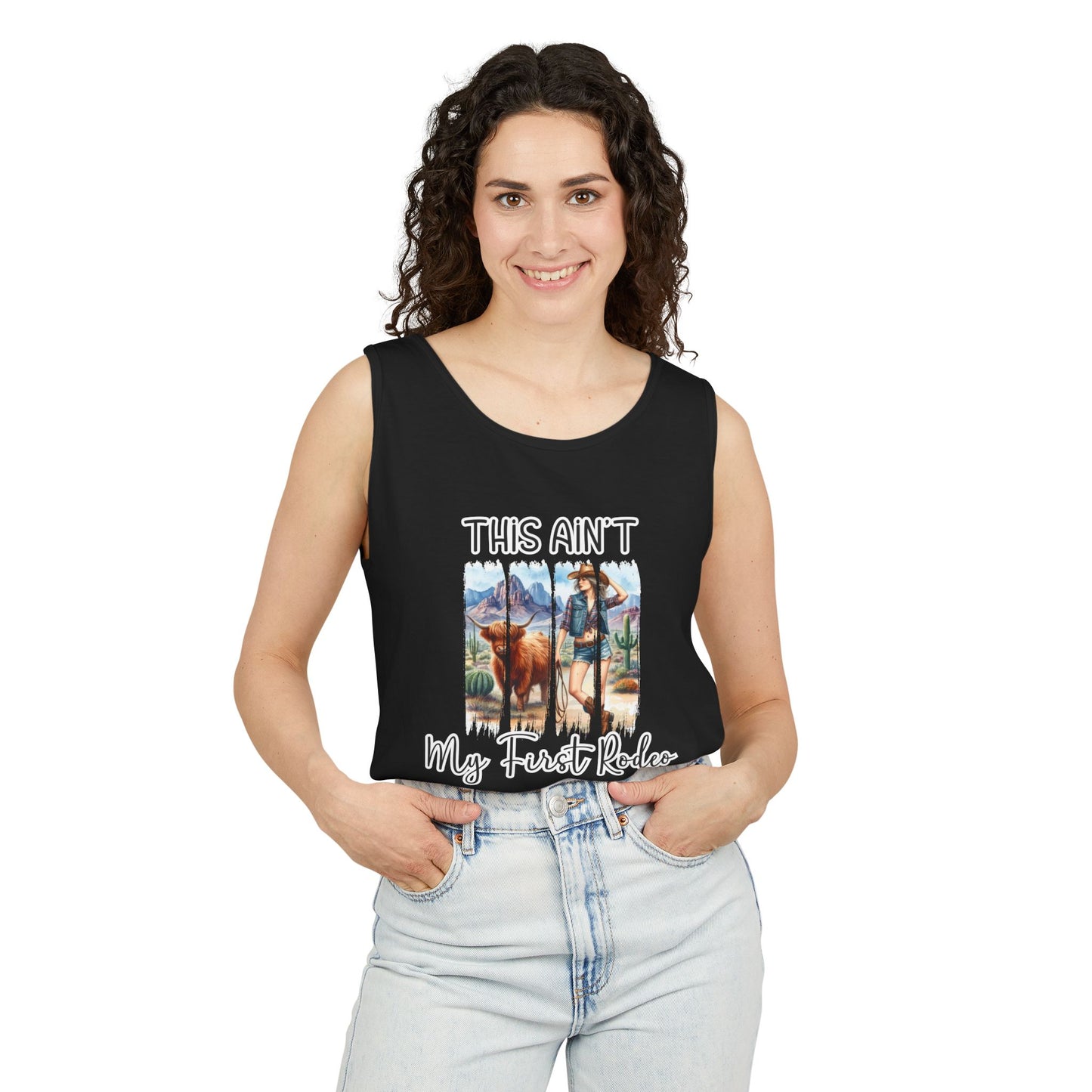 This Ain’t My First Rodeo – Cowgirl Summer Tank Top