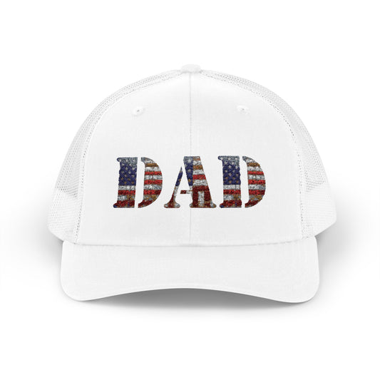 Patriotic Dad Snapback Trucker Cap - Perfect Gift for Father's Day, Birthday, Casual Wear, BBQs, and Outdoor Activities, Stylish Dad Hat