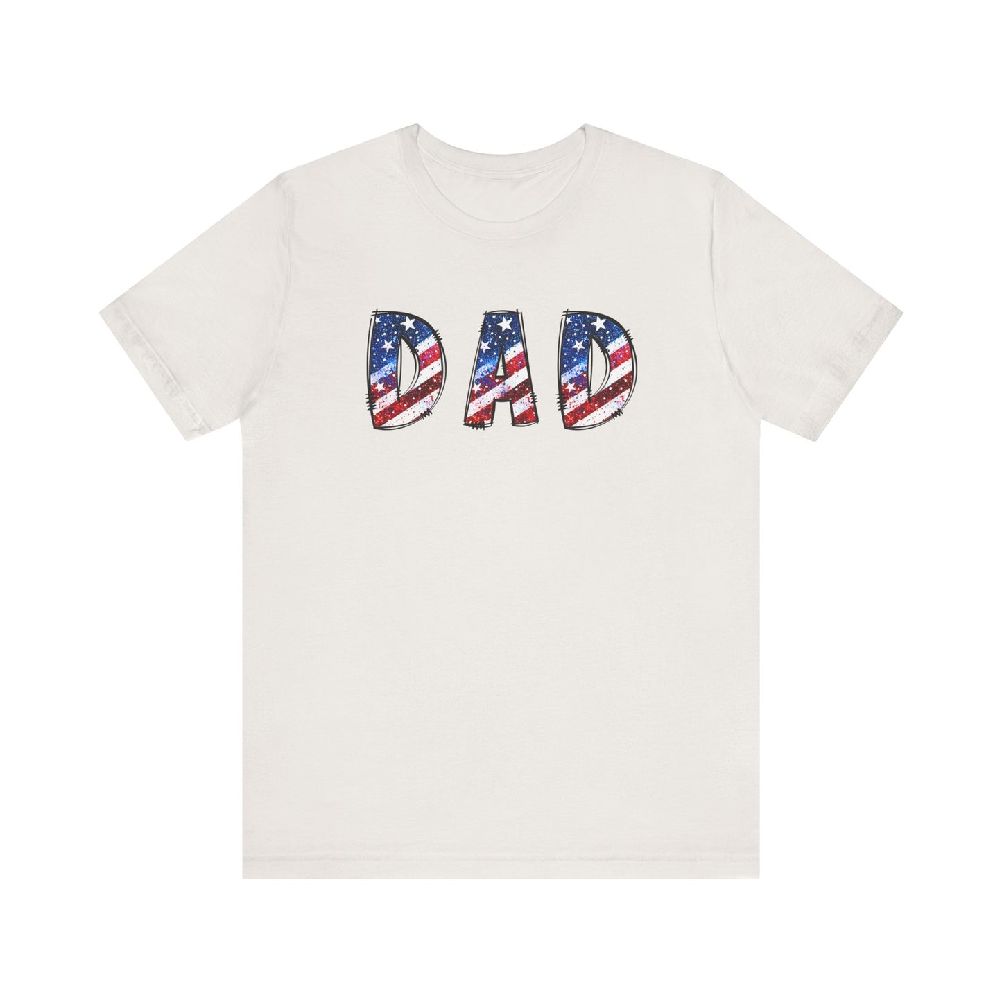 Patriotic Dad Tee - Perfect for Father's Day, July 4th Celebrations, Gift for Dads, American Flag Shirt