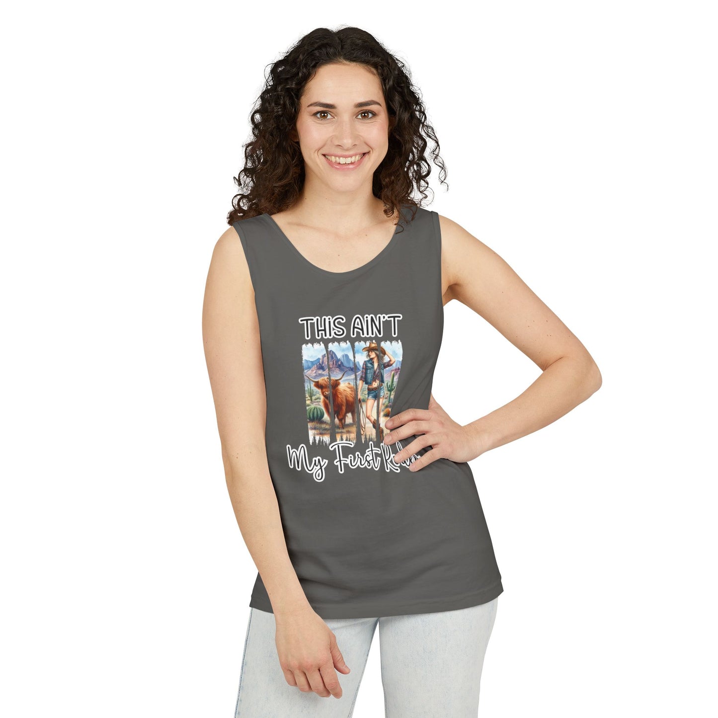 This Ain’t My First Rodeo – Cowgirl Summer Tank Top