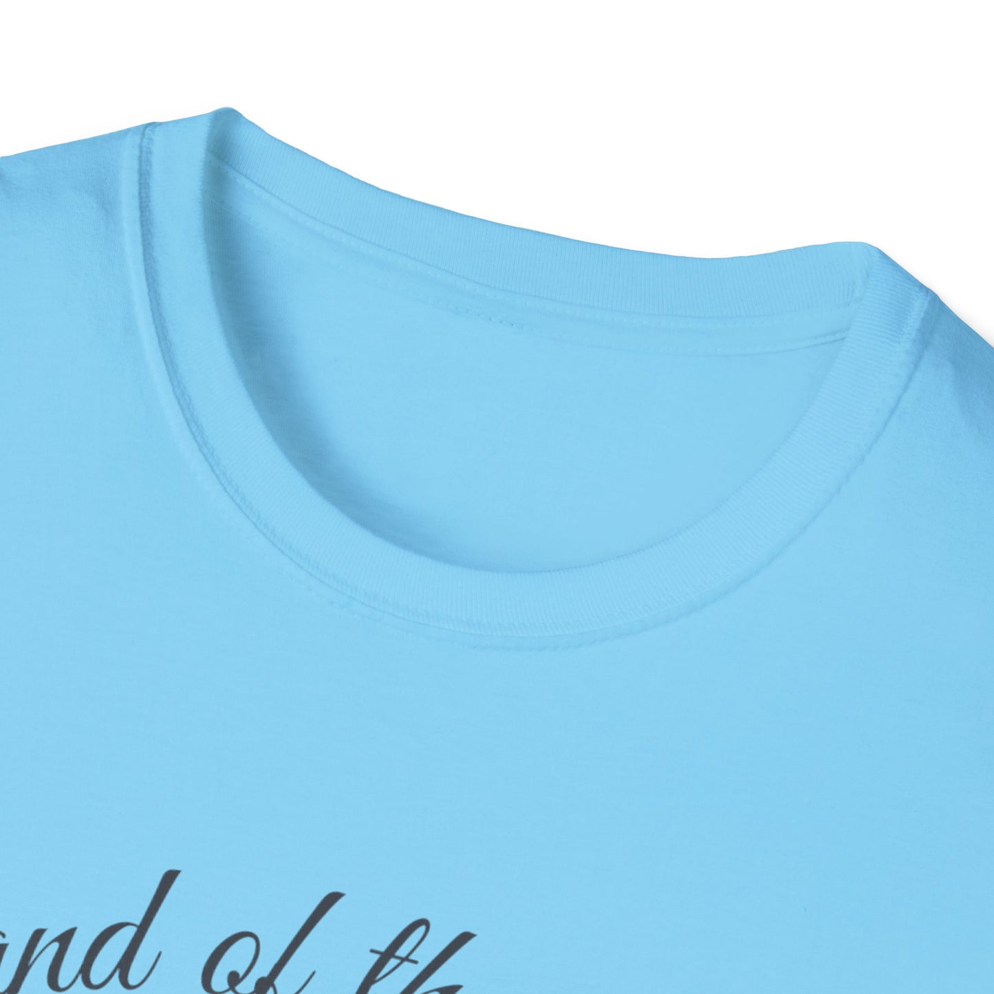 Land of the Free Because of the Brave - Patriotic Graphic Tee - Unisex Softstyle T-Shirt