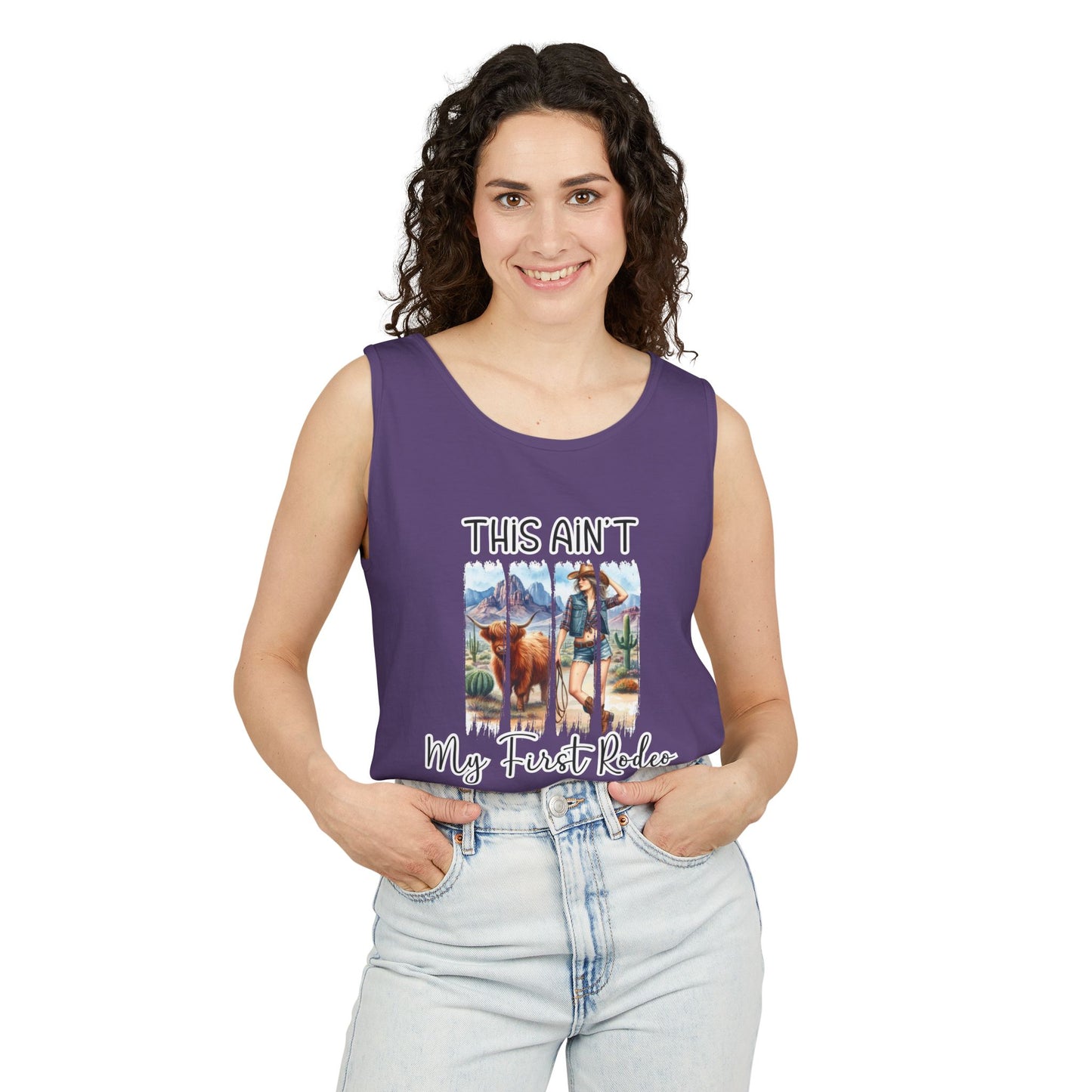 This Ain’t My First Rodeo – Cowgirl Summer Tank Top