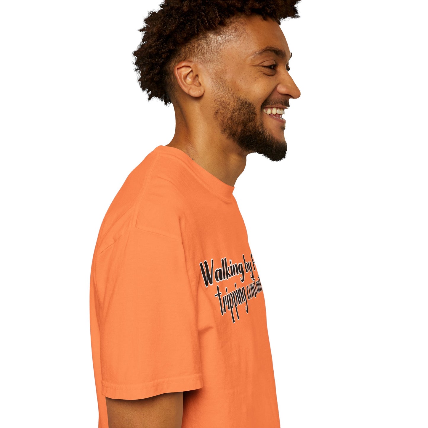 Walking by Faith (Tripping Constantly) – Funny Christian T-Shirt