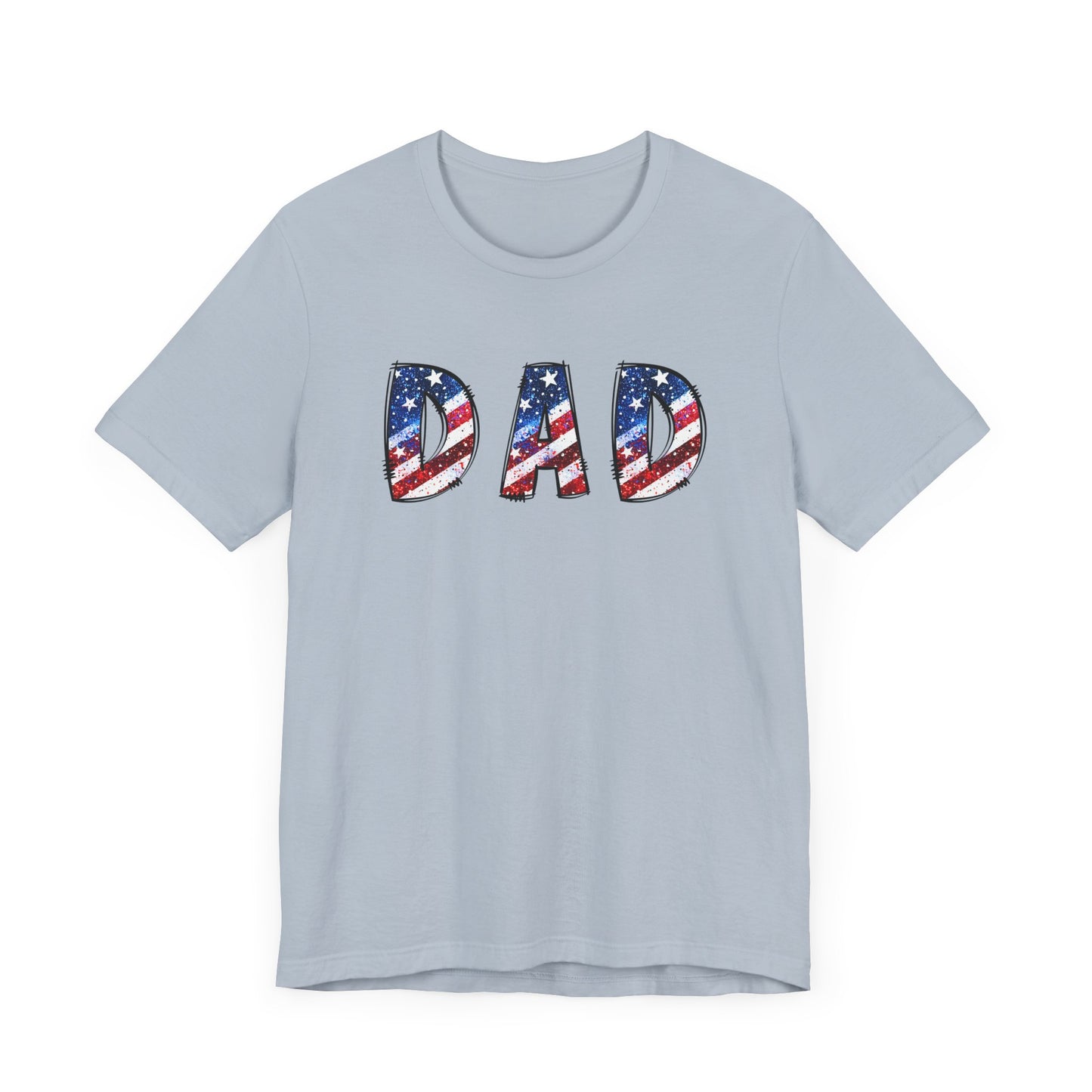 Patriotic Dad Tee - Perfect for Father's Day, July 4th Celebrations, Gift for Dads, American Flag Shirt