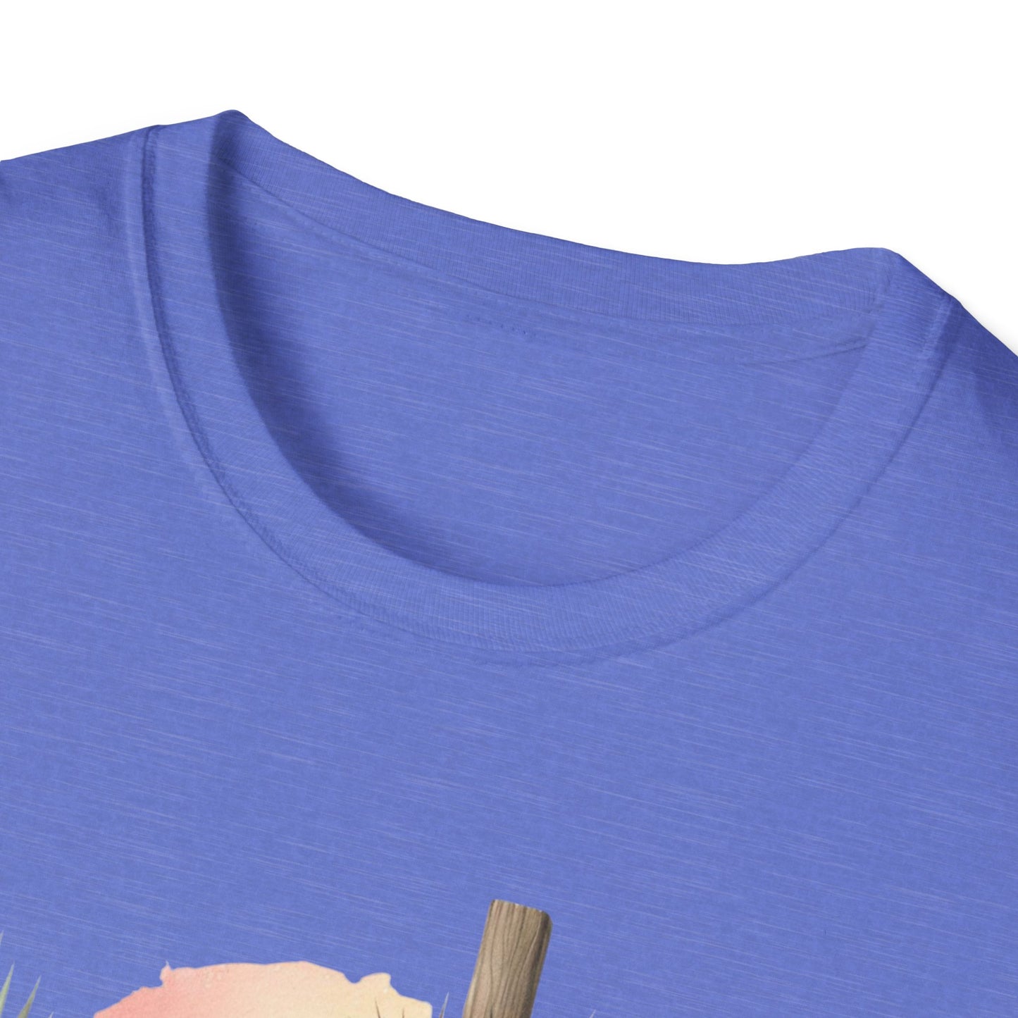 Unisex Softstyle T-Shirt - 'He Is Risen' Easter Tee with Floral Elements