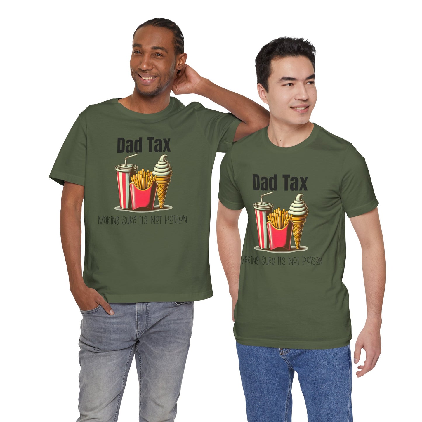 Dad Tax – Funny Father’s Day T-Shirt | “Making Sure It’s Not Poison” Retro Tee for Dads