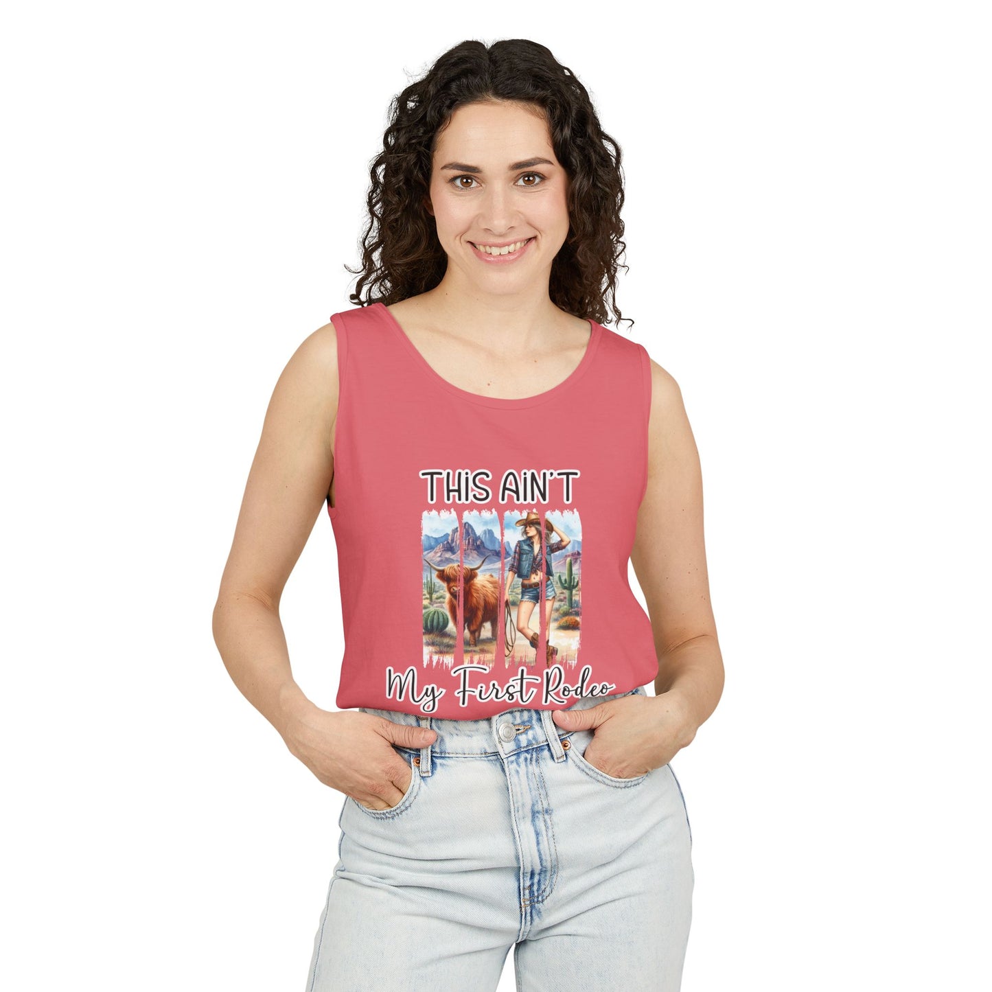 This Ain’t My First Rodeo – Cowgirl Summer Tank Top