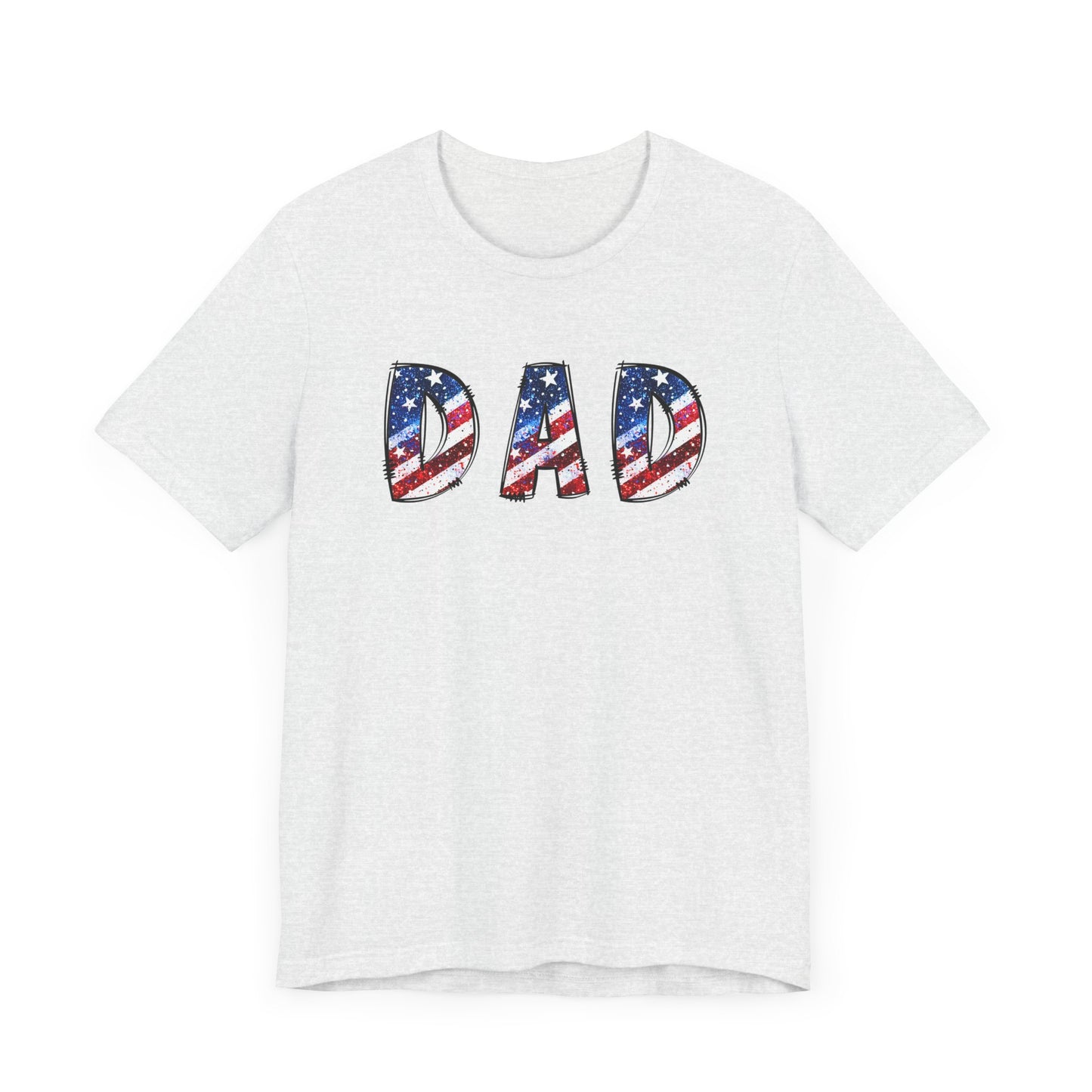 Patriotic Dad Tee - Perfect for Father's Day, July 4th Celebrations, Gift for Dads, American Flag Shirt