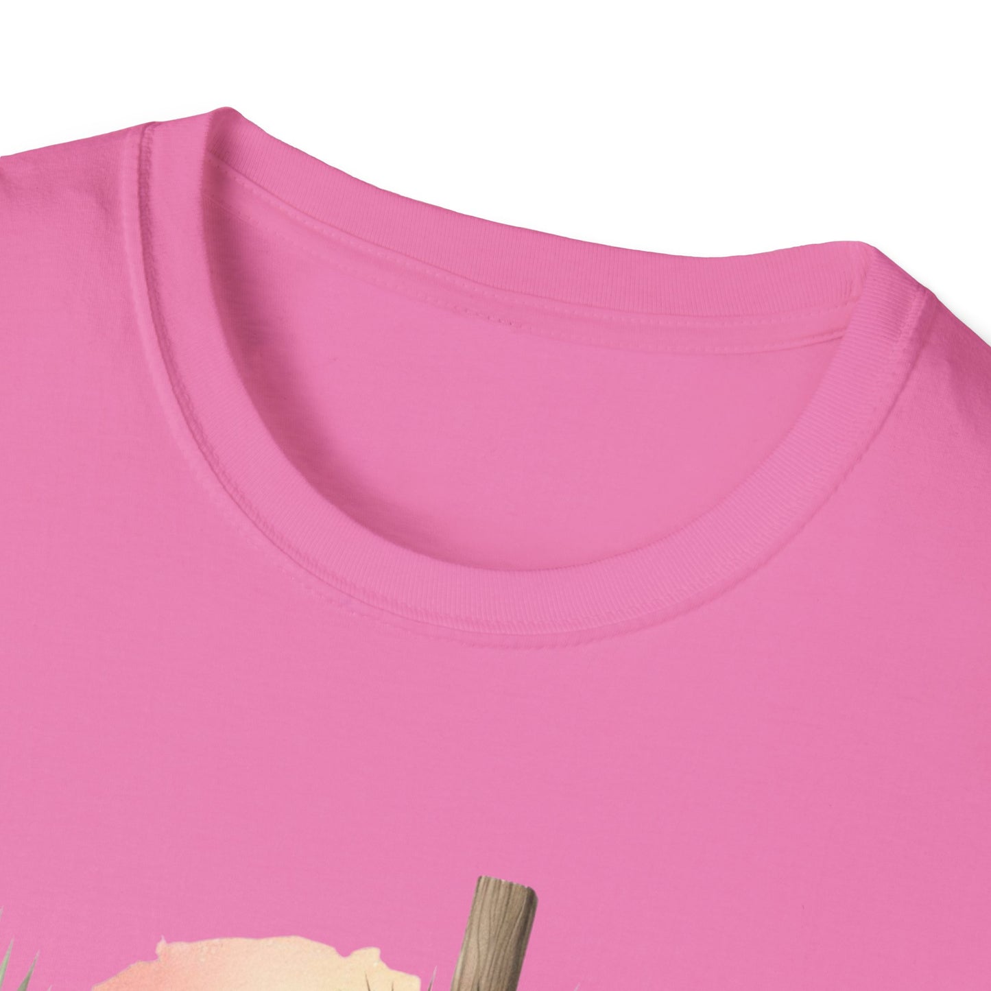 Unisex Softstyle T-Shirt - 'He Is Risen' Easter Tee with Floral Elements