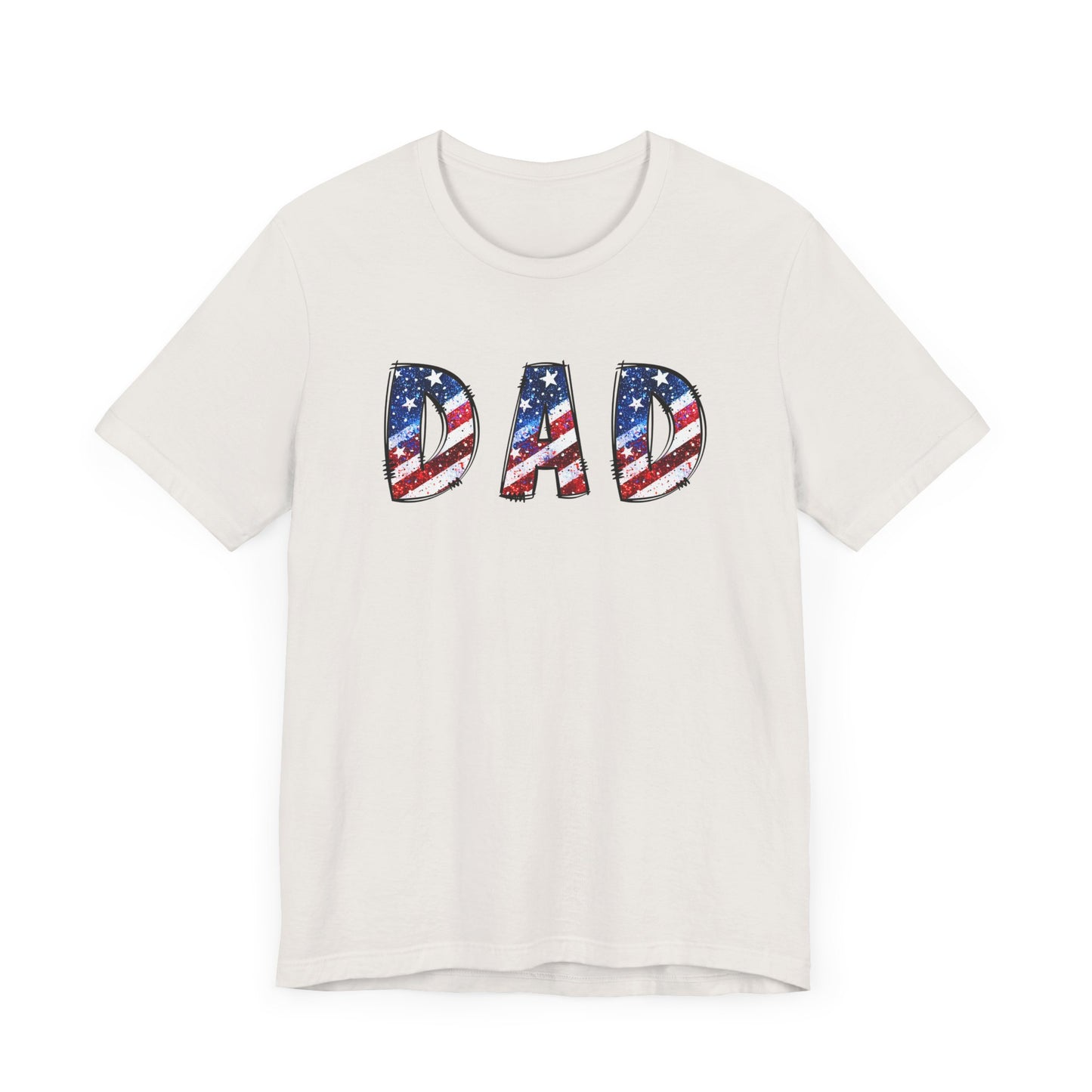 Patriotic Dad Tee - Perfect for Father's Day, July 4th Celebrations, Gift for Dads, American Flag Shirt