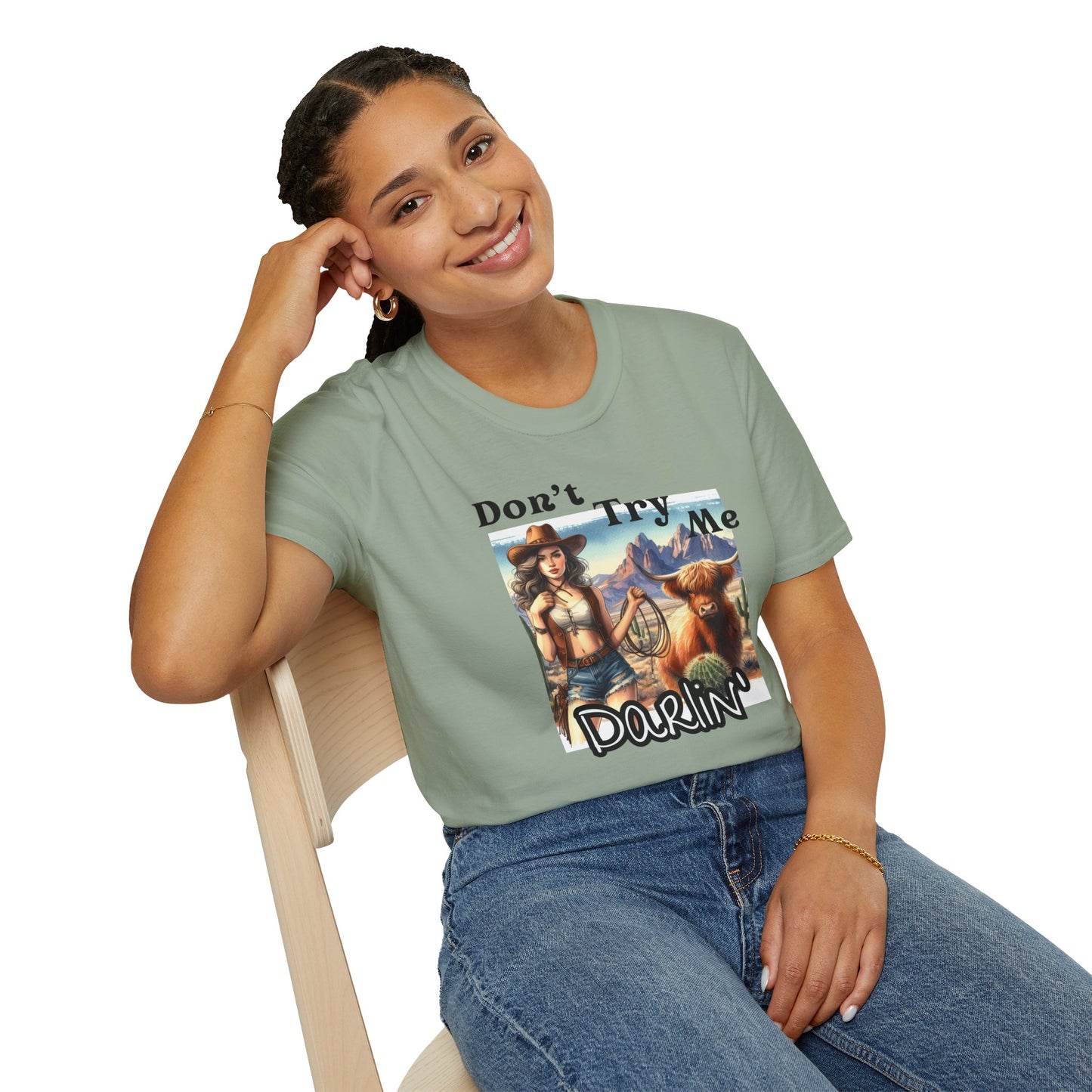 Graphic Tee - Don't Try Me Darlin'