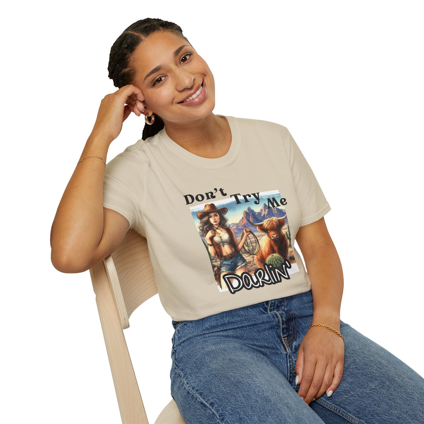 Graphic Tee - Don't Try Me Darlin'