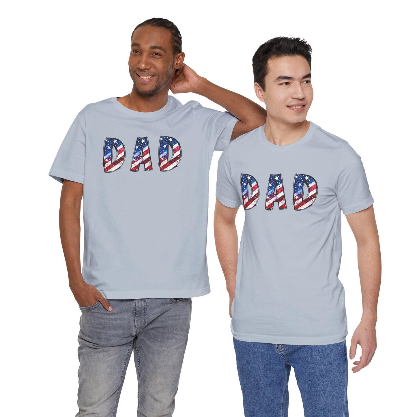 Patriotic Dad Tee - Perfect for Father's Day, July 4th Celebrations, Gift for Dads, American Flag Shirt