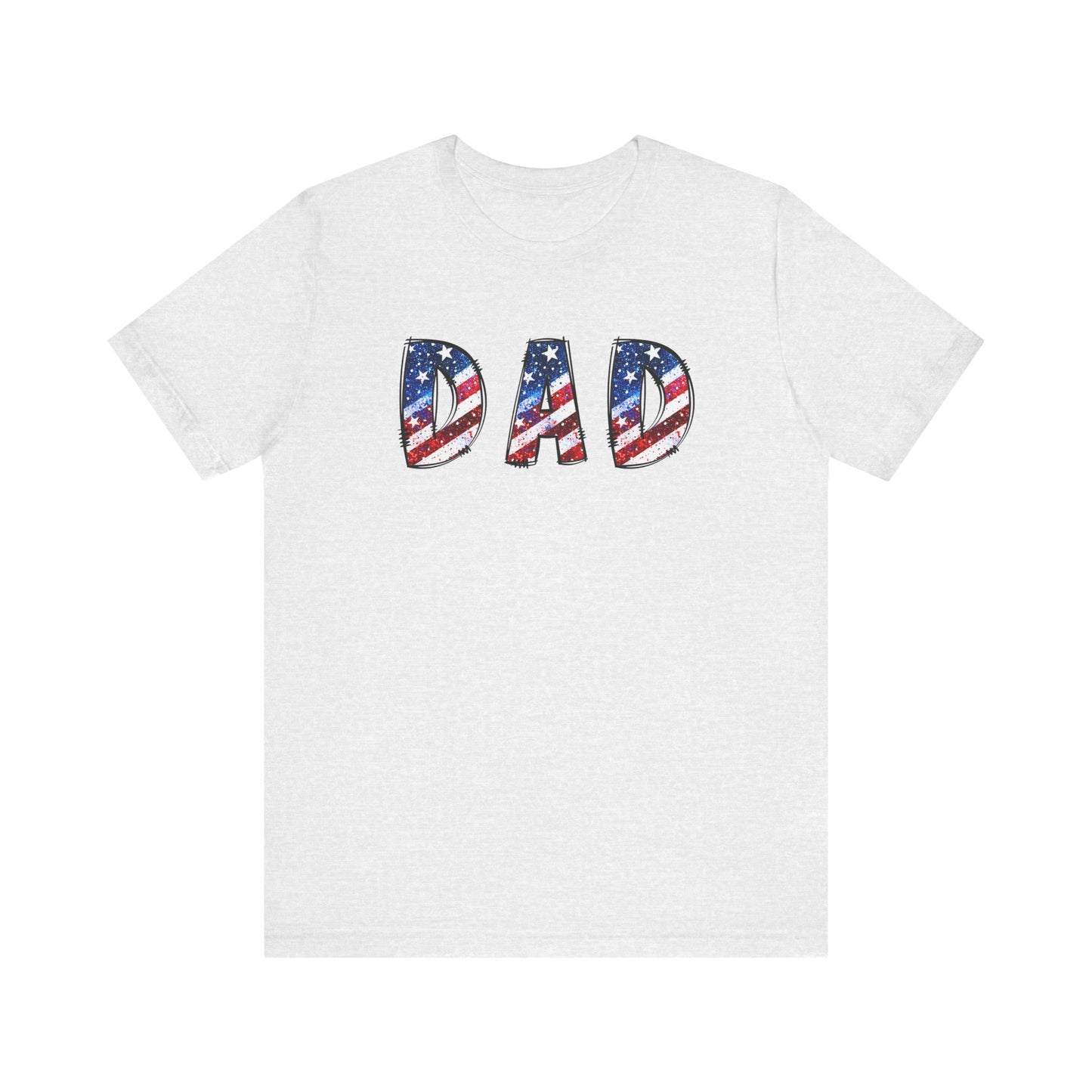 Patriotic Dad Tee - Perfect for Father's Day, July 4th Celebrations, Gift for Dads, American Flag Shirt