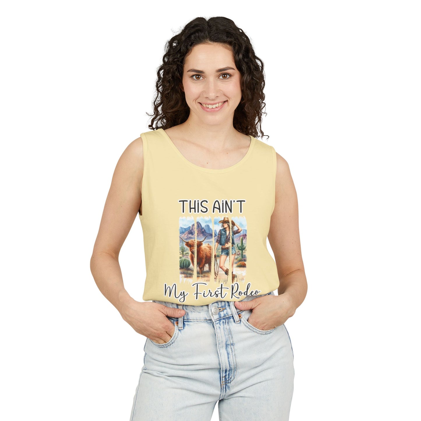 This Ain’t My First Rodeo – Cowgirl Summer Tank Top