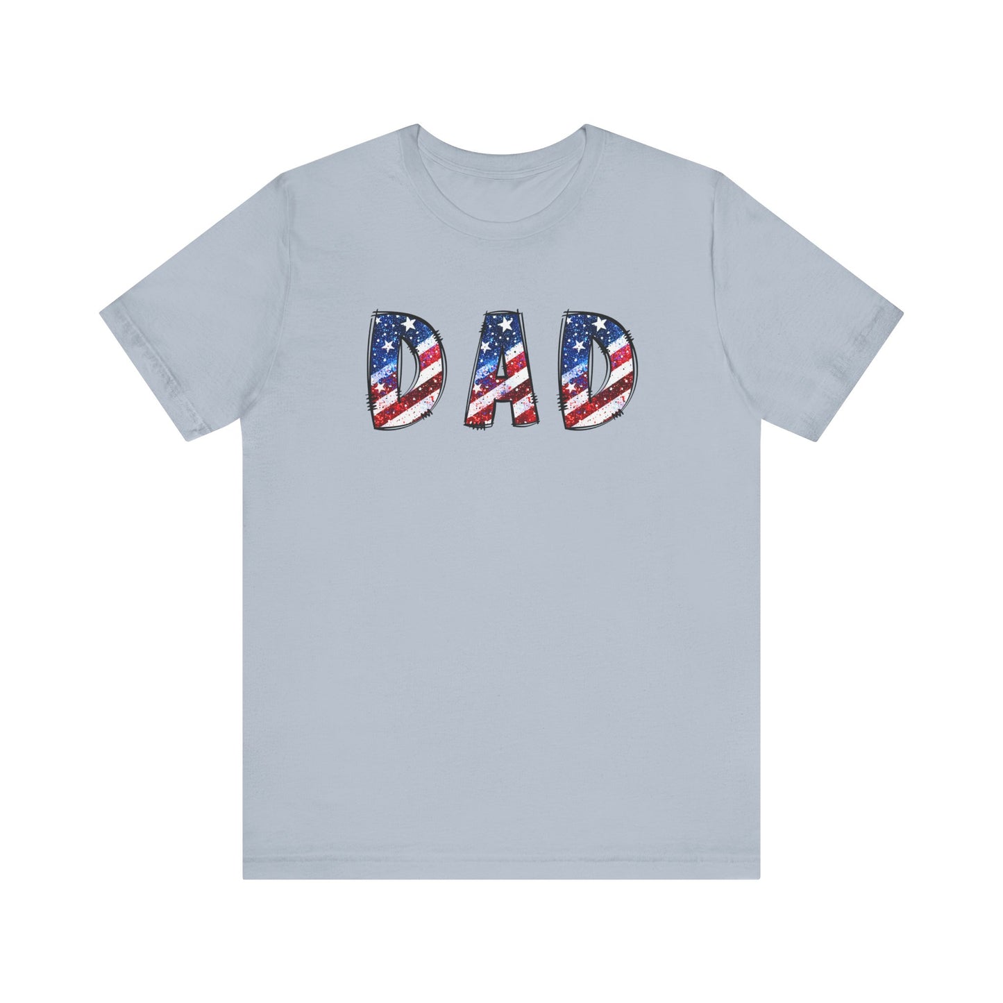 Patriotic Dad Tee - Perfect for Father's Day, July 4th Celebrations, Gift for Dads, American Flag Shirt