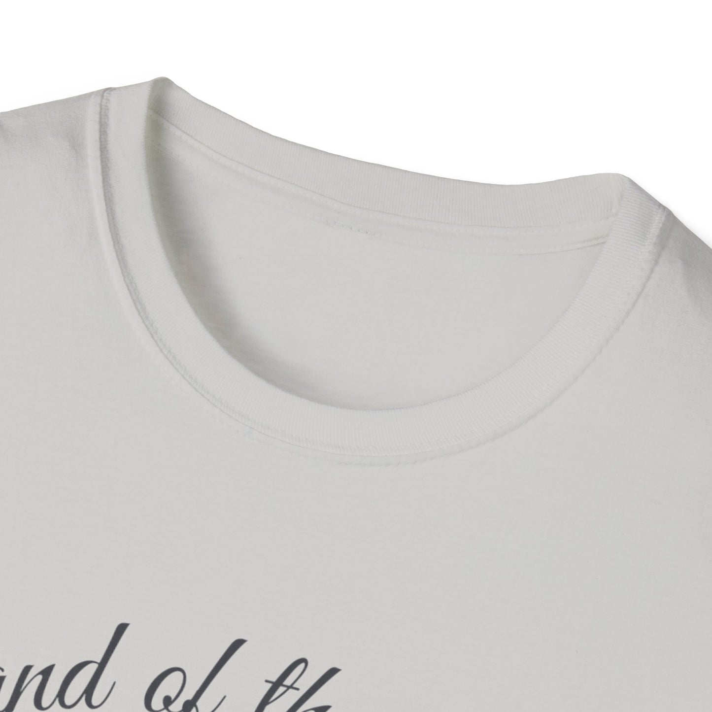 Land of the Free Because of the Brave - Patriotic Graphic Tee - Unisex Softstyle T-Shirt