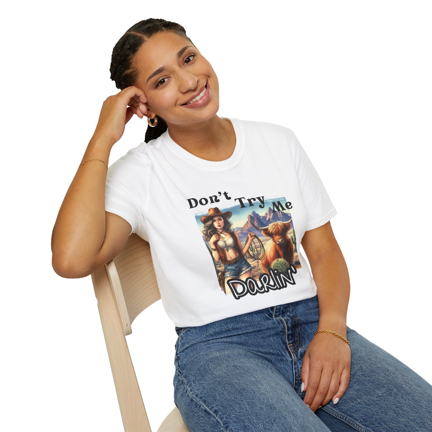Graphic Tee - Don't Try Me Darlin'