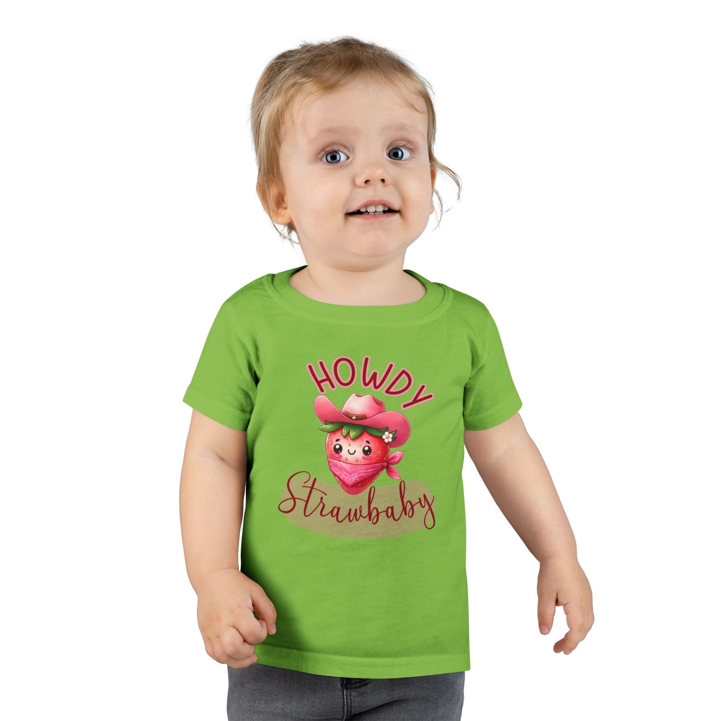 Kids T-Shirt Howdy Strawbaby – Kids Cowgirl Strawberry T-Shirt