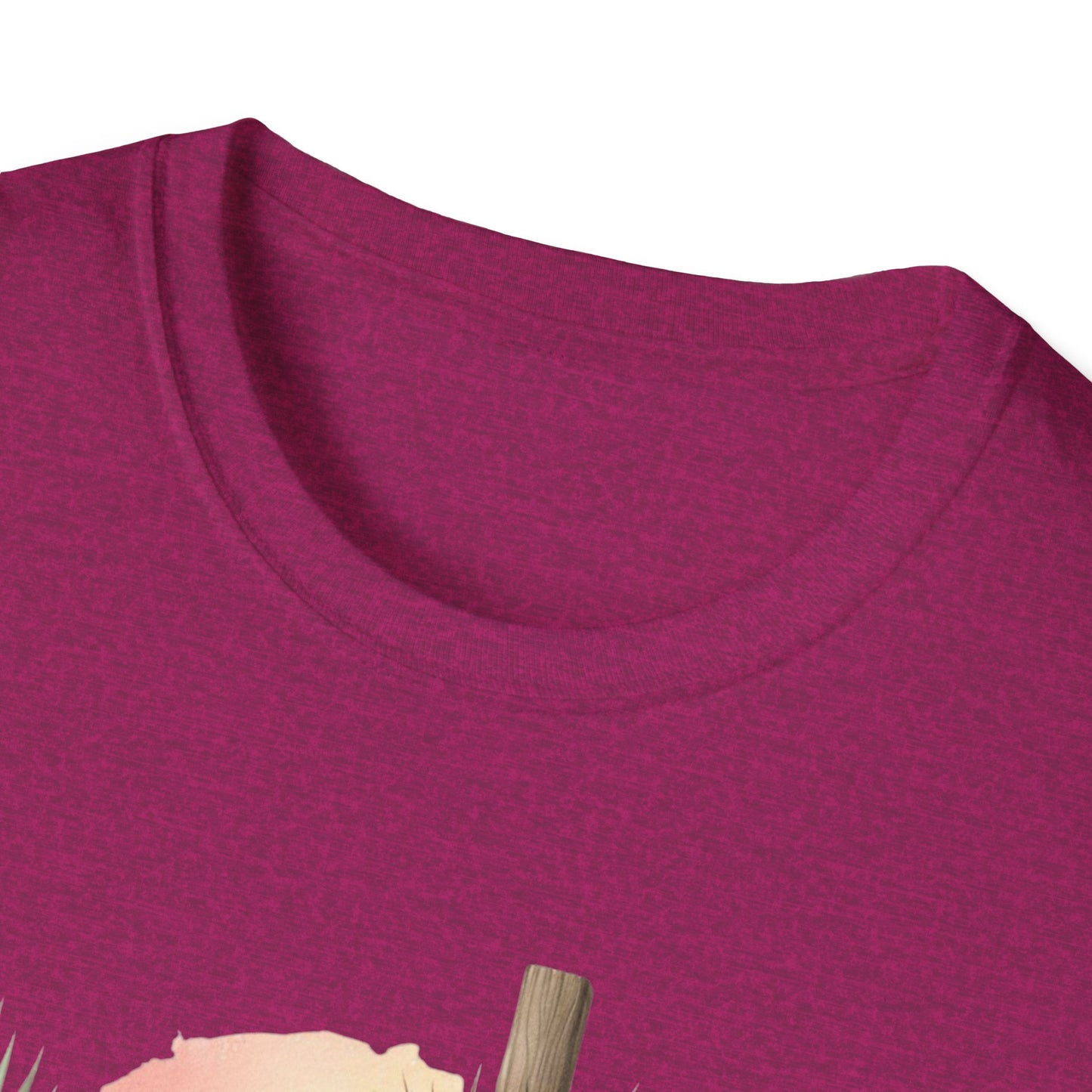 Unisex Softstyle T-Shirt - 'He Is Risen' Easter Tee with Floral Elements