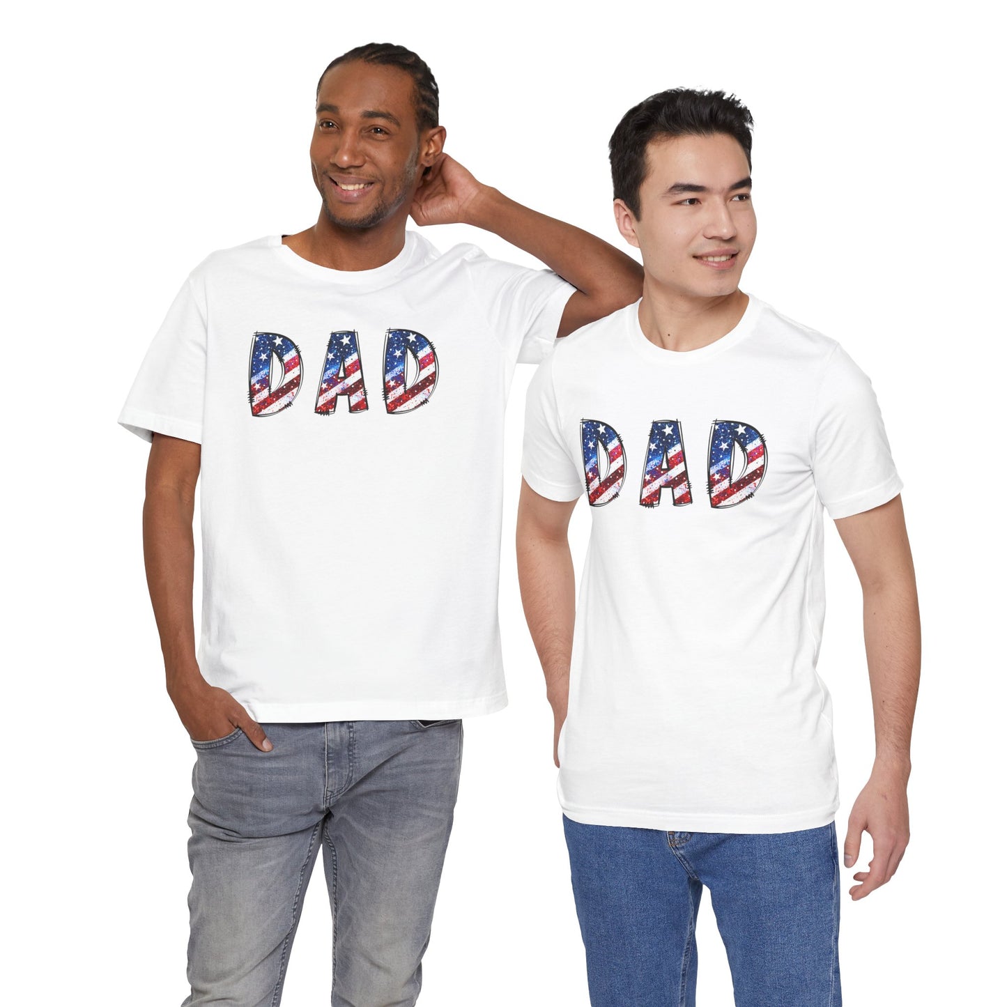 Patriotic Dad Tee - Perfect for Father's Day, July 4th Celebrations, Gift for Dads, American Flag Shirt