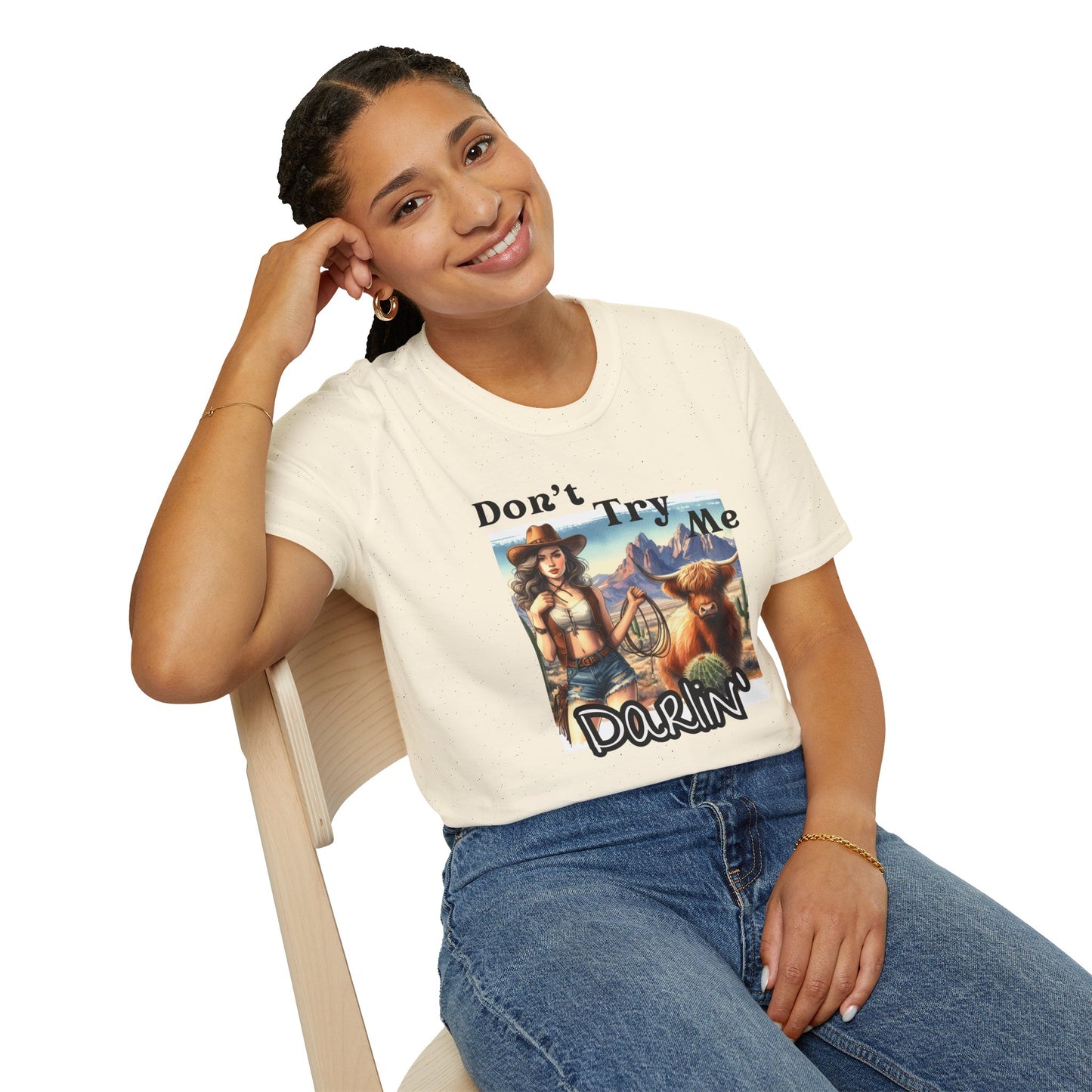 Graphic Tee - Don't Try Me Darlin'